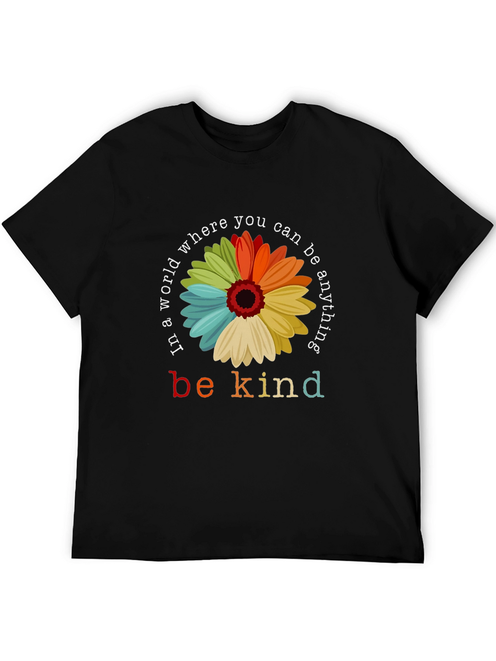 Be Kind T-Shirt - Floral Graphic Tee