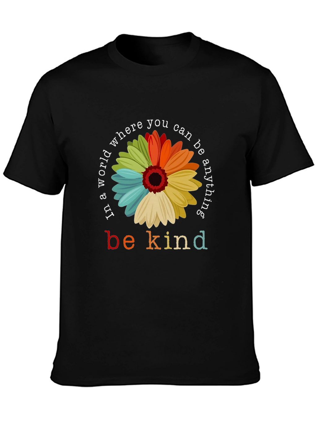 Be Kind T-Shirt - Floral Graphic Tee