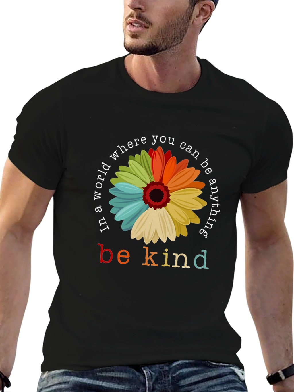 Be Kind T-Shirt - Floral Graphic Tee
