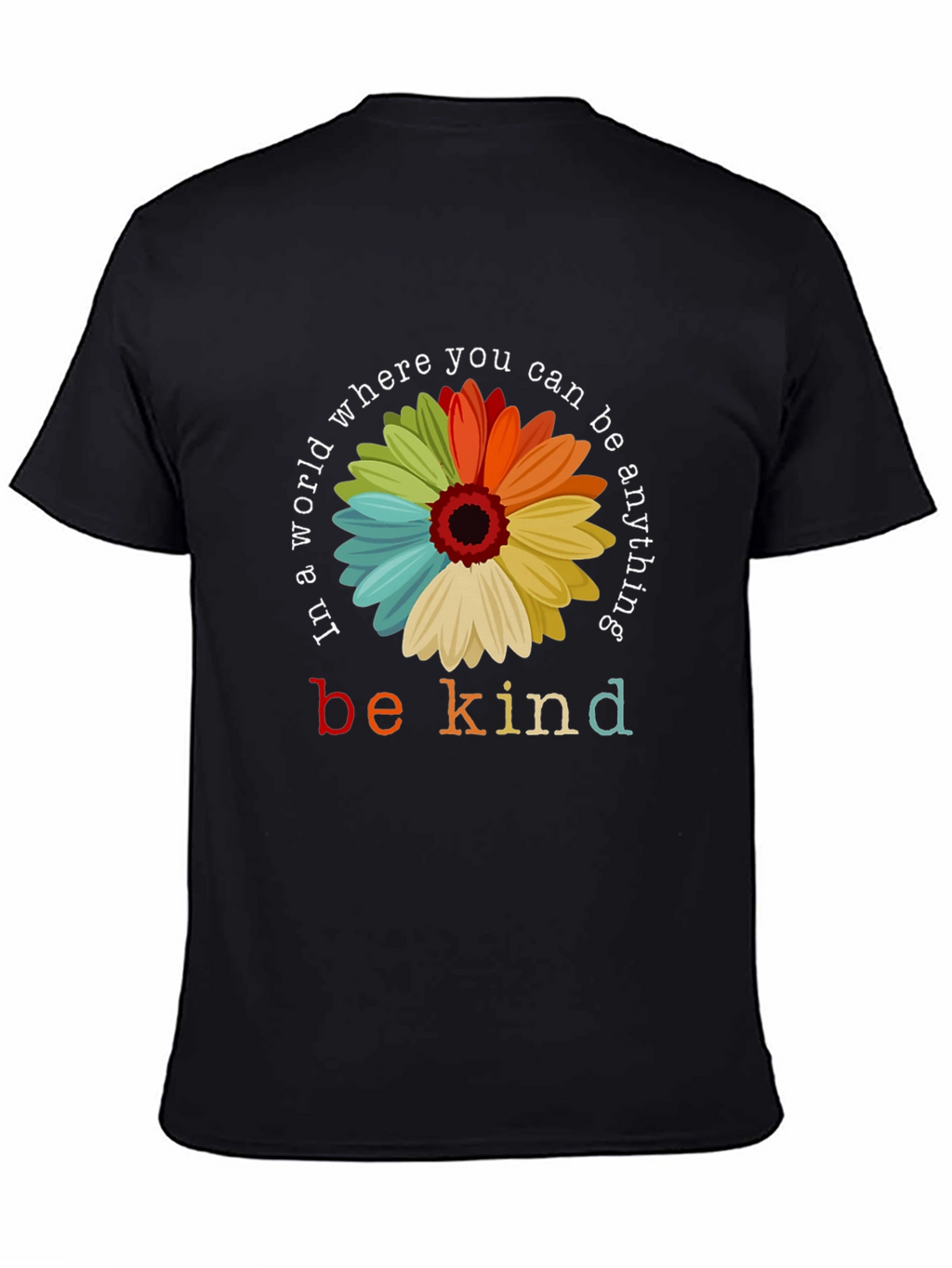 Be Kind T-Shirt - Floral Graphic Tee