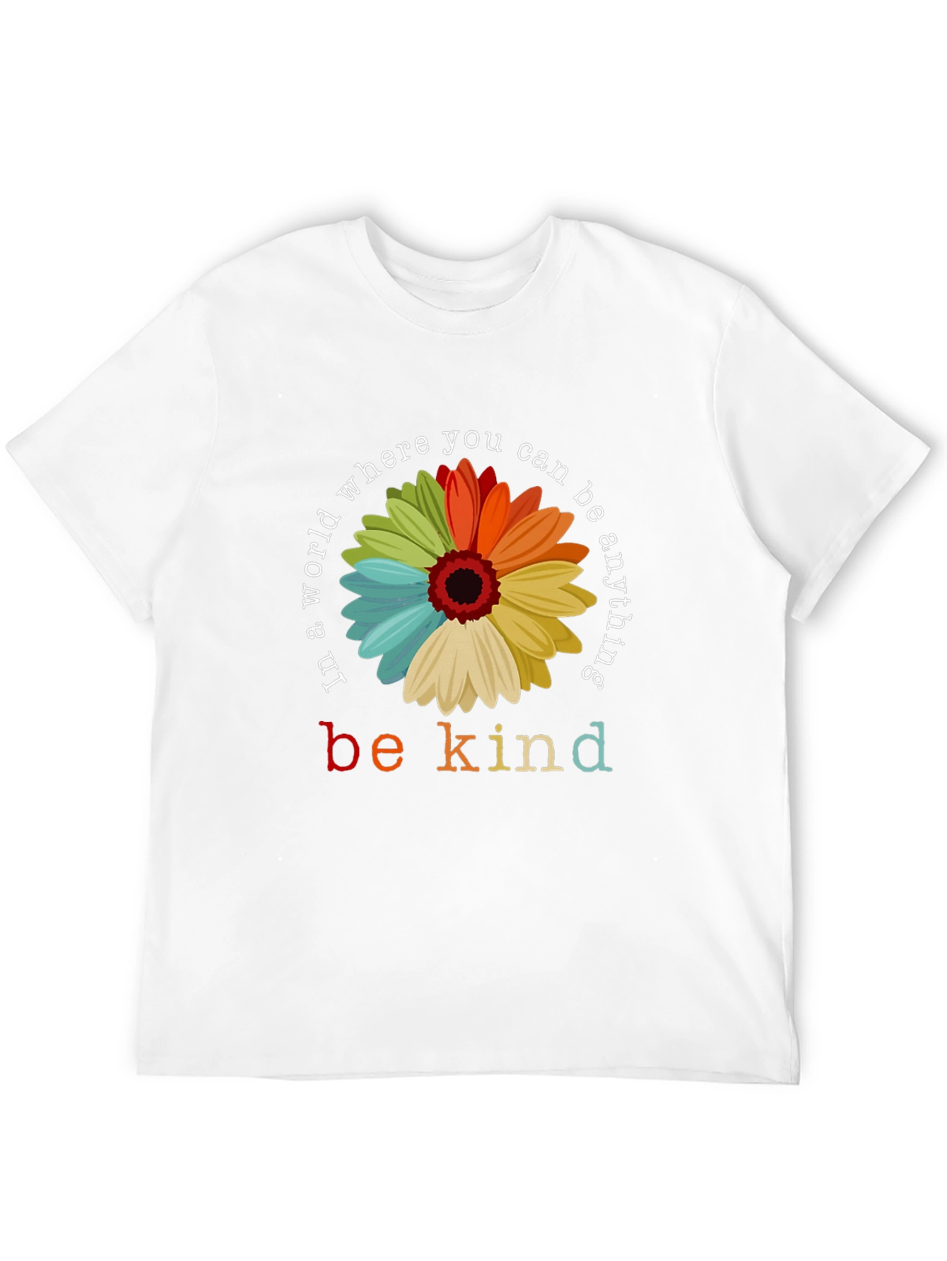 Be Kind T-Shirt - Floral Graphic Tee