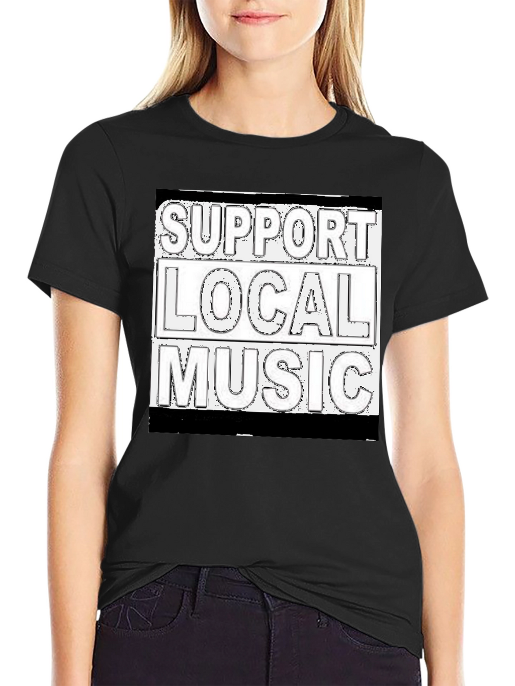 Support Local Music Graphic T-Shirt