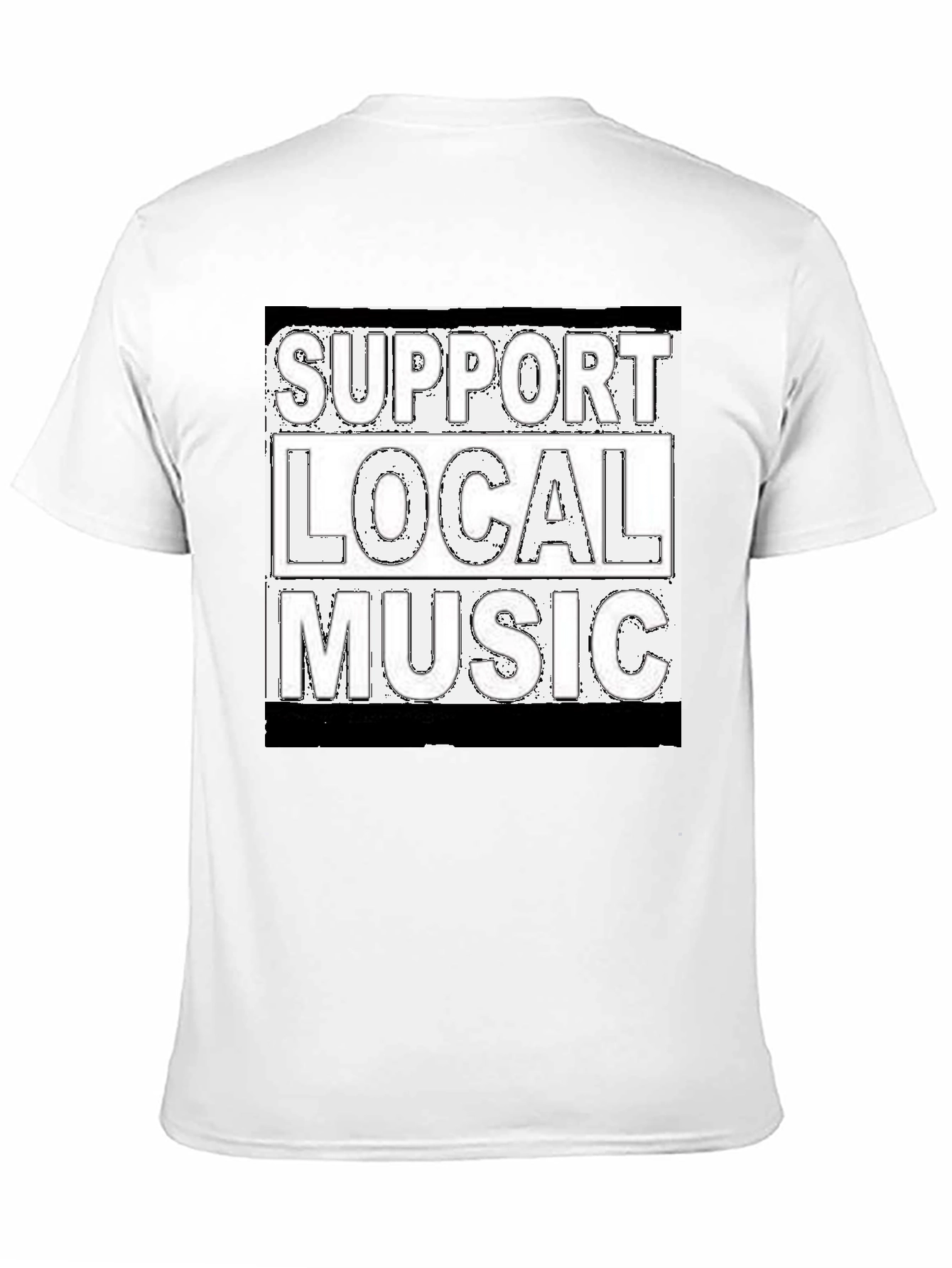 Support Local Music Graphic T-Shirt