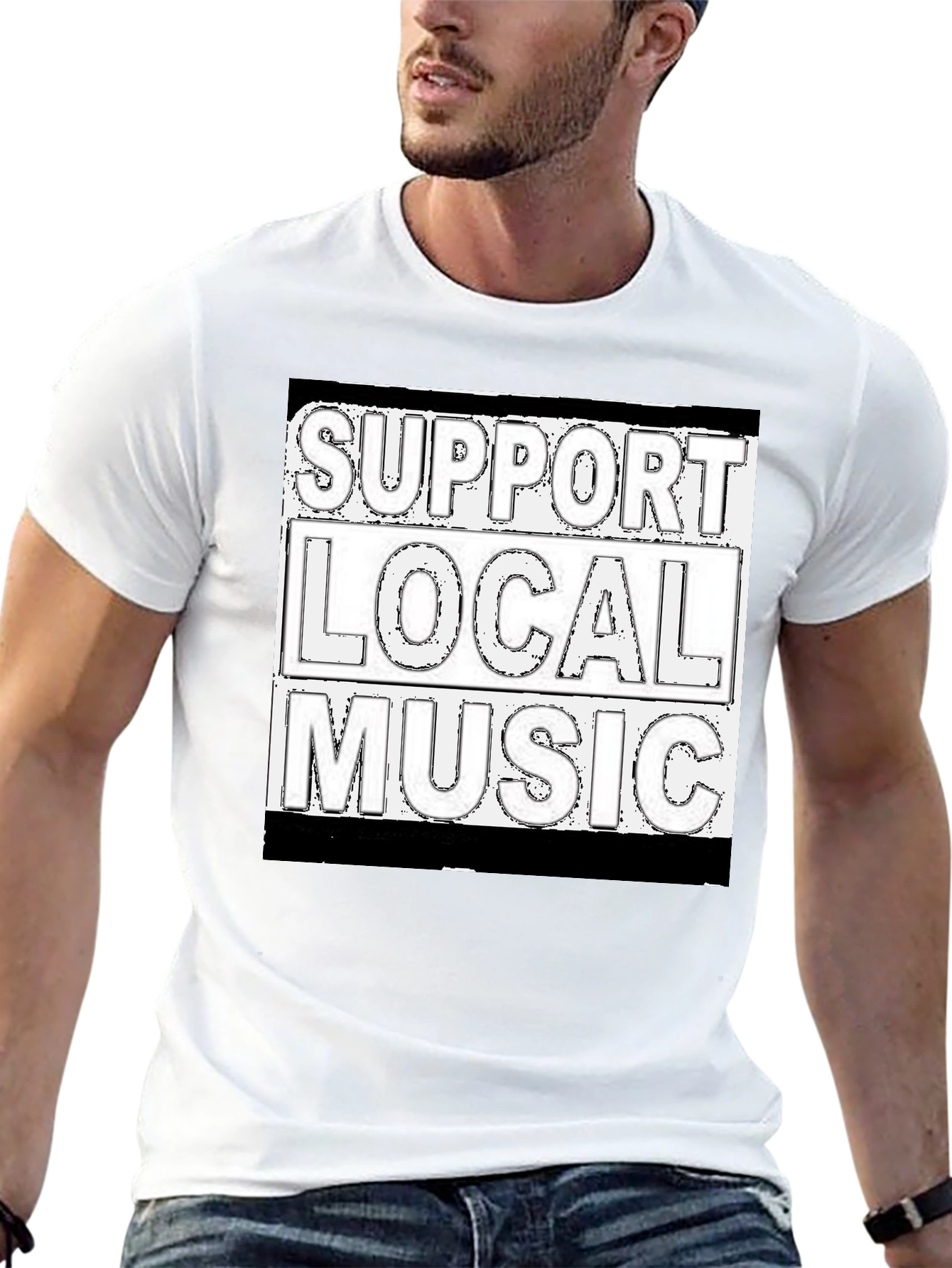 Support Local Music Graphic T-Shirt
