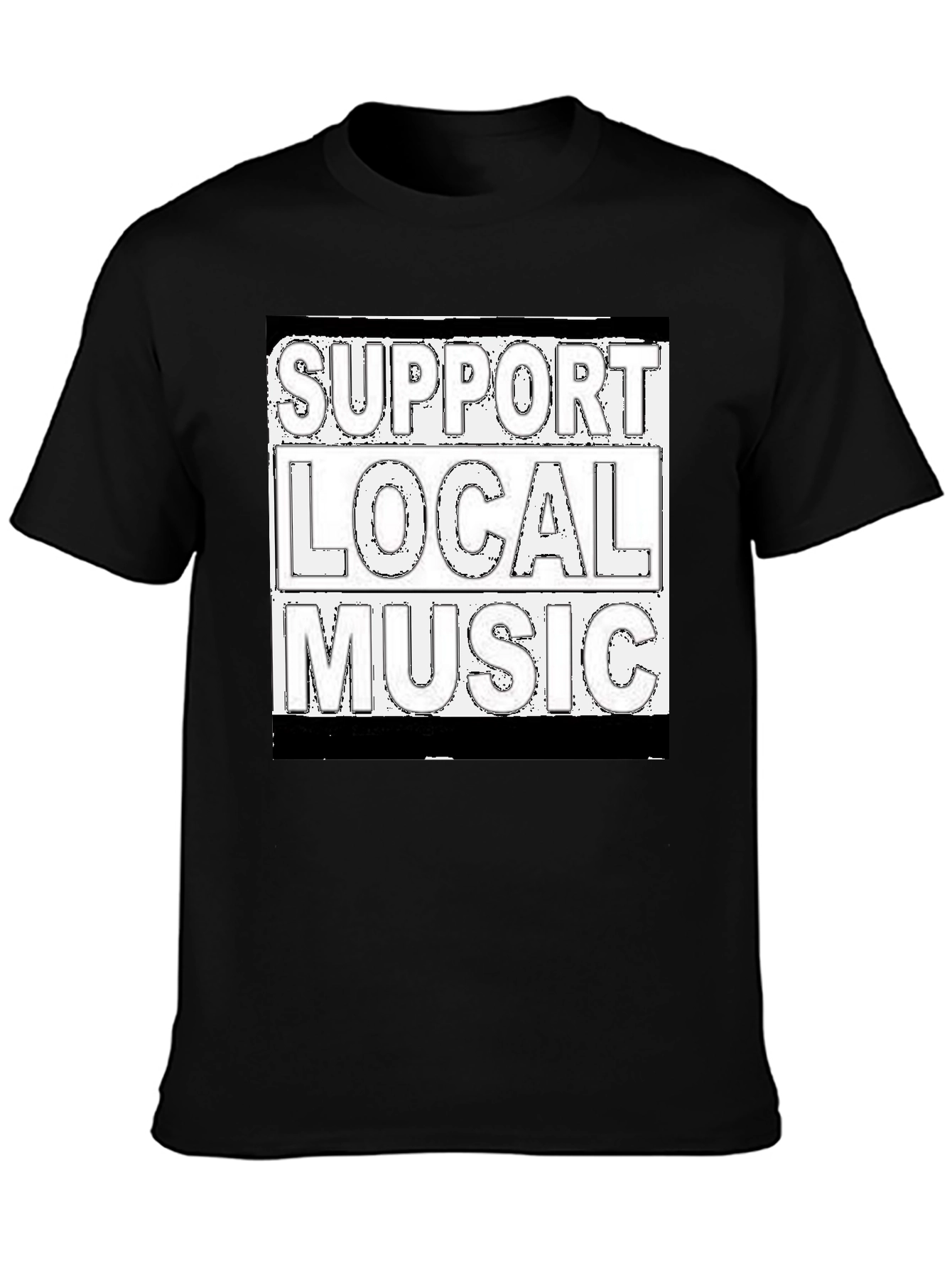 Support Local Music Graphic T-Shirt