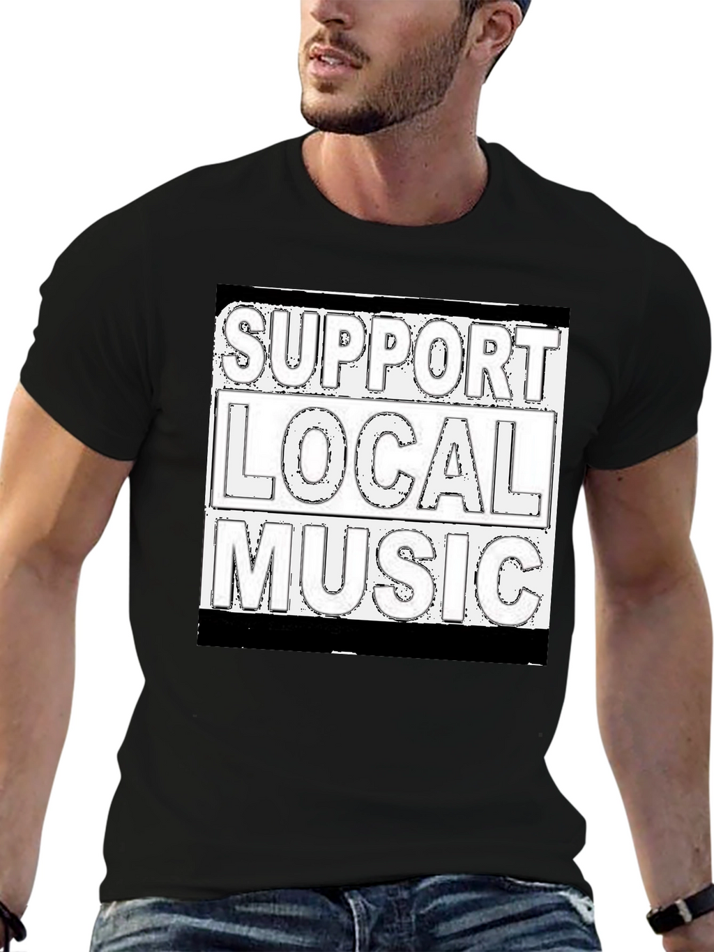 Support Local Music Graphic T-Shirt