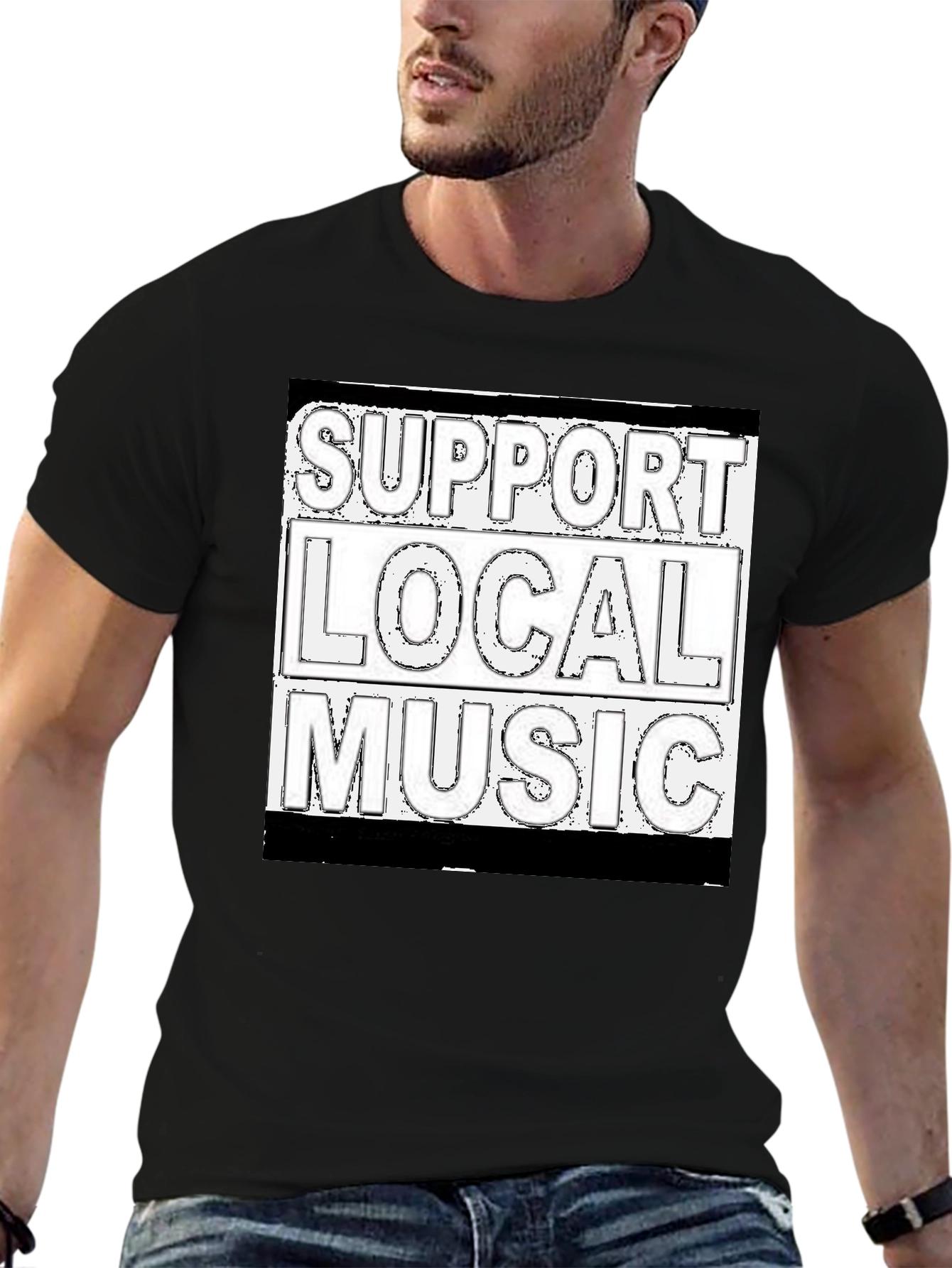 Support Local Music Graphic T-Shirt