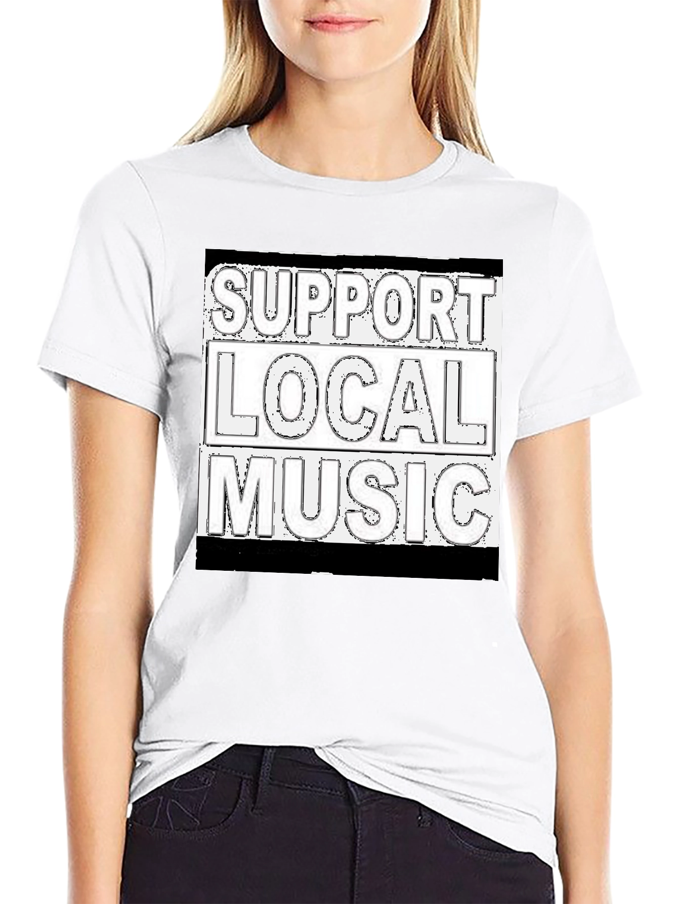 Support Local Music Graphic T-Shirt