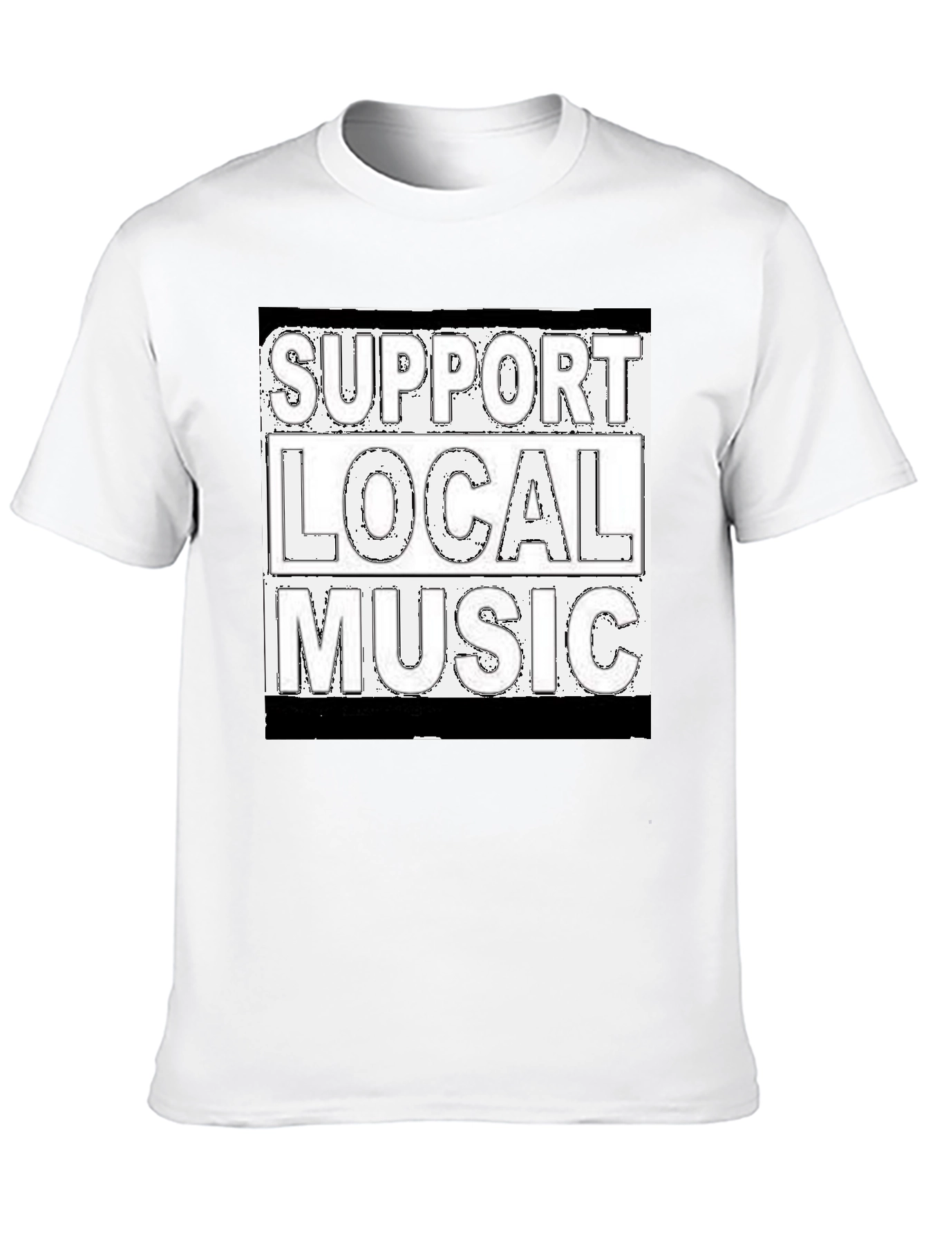 Support Local Music Graphic T-Shirt