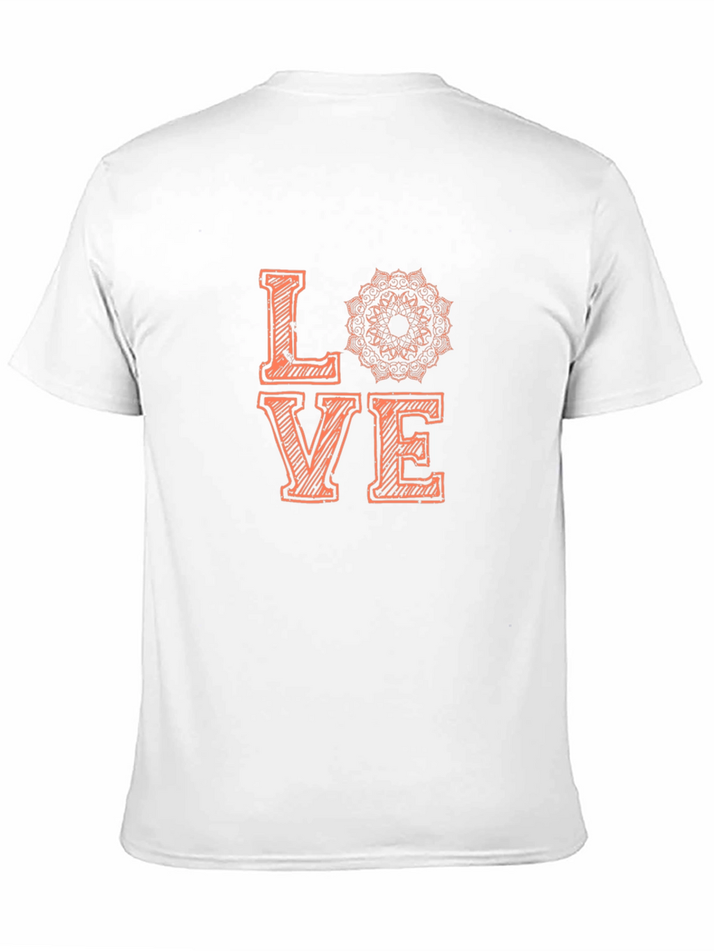 Love Mandala Graphic Tee - Stylish Black T-Shirt