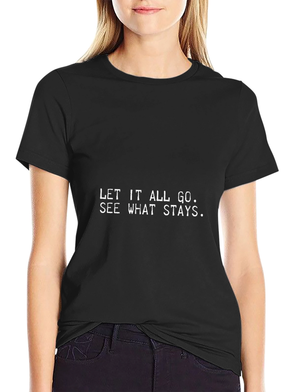 Inspirational Graphic Tee - Let It All Go