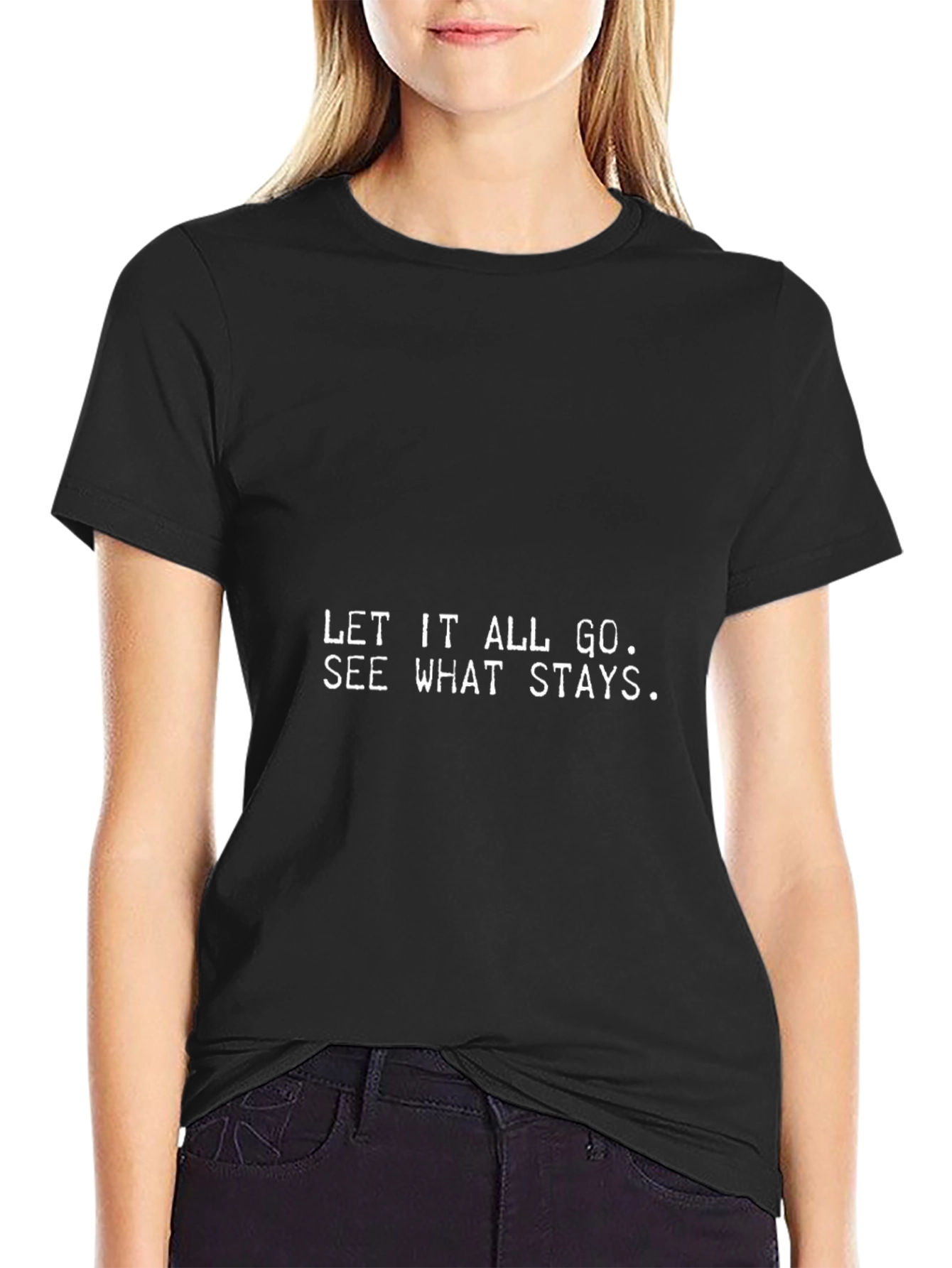 Inspirational Graphic Tee - Let It All Go
