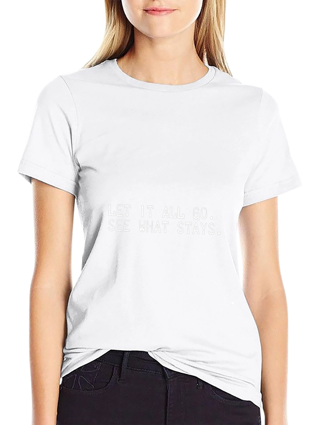 Inspirational Graphic Tee - Let It All Go
