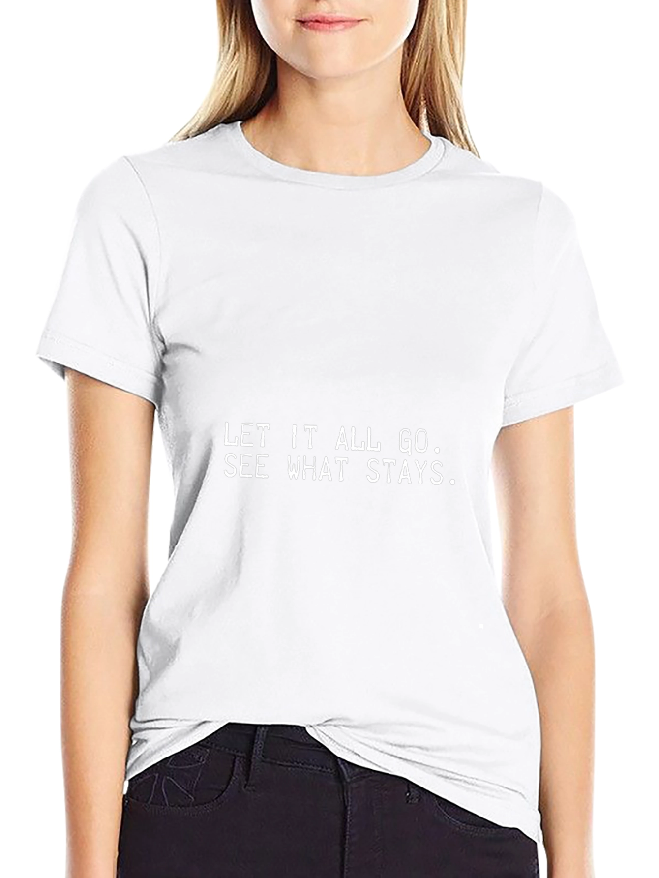 Inspirational Graphic Tee - Let It All Go