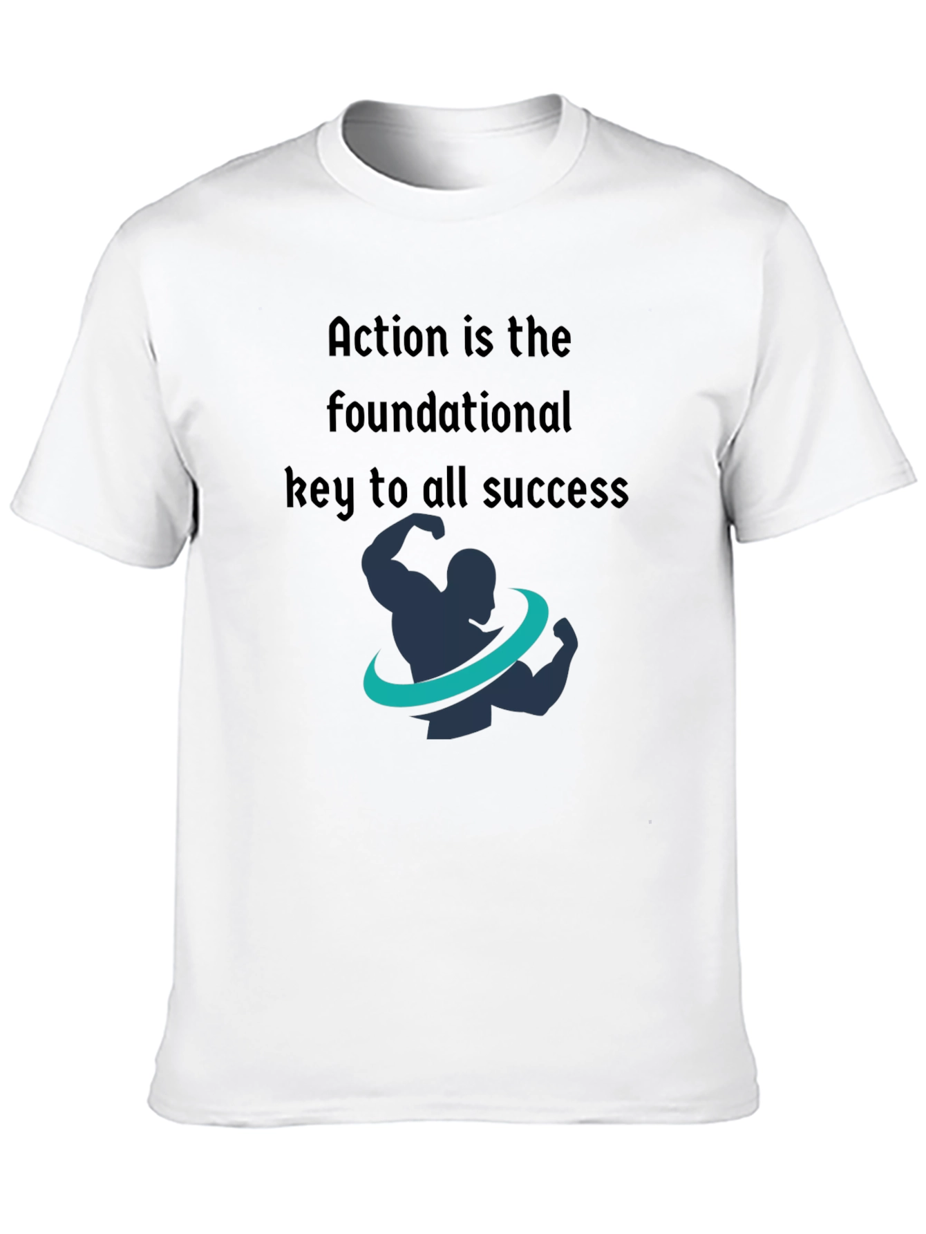 Motivational Fitness T-Shirt - Action is Key