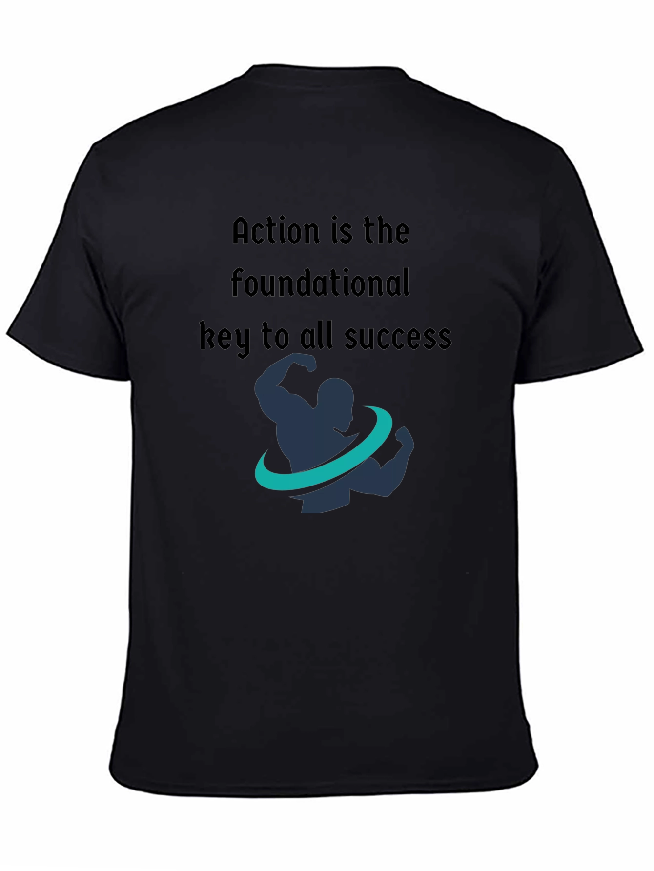 Motivational Fitness T-Shirt - Action is Key