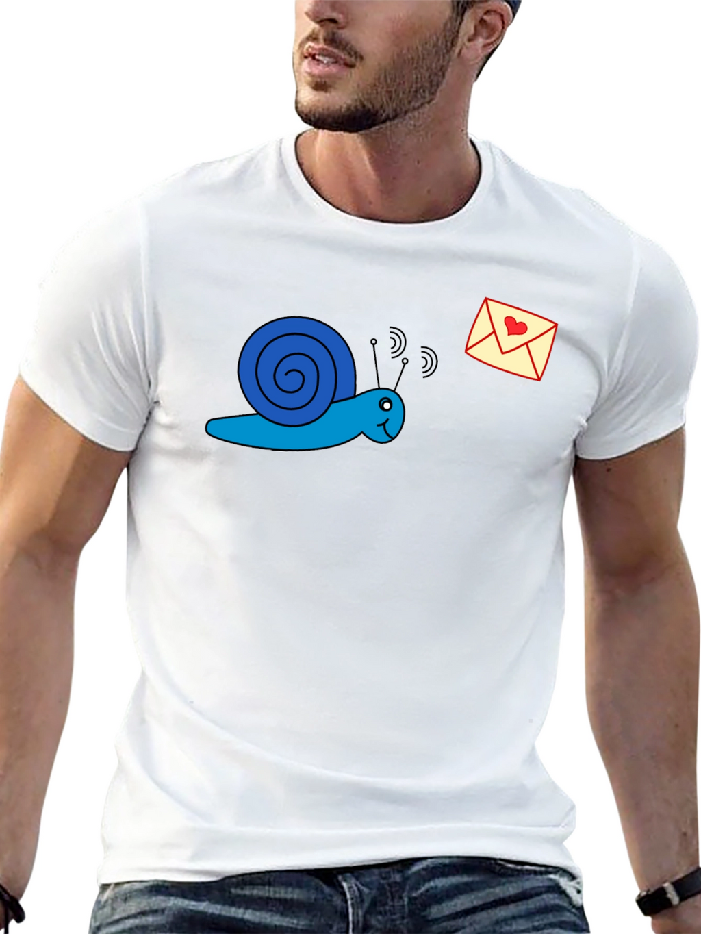 Snail Mail T-Shirt - Love Letter Delivery