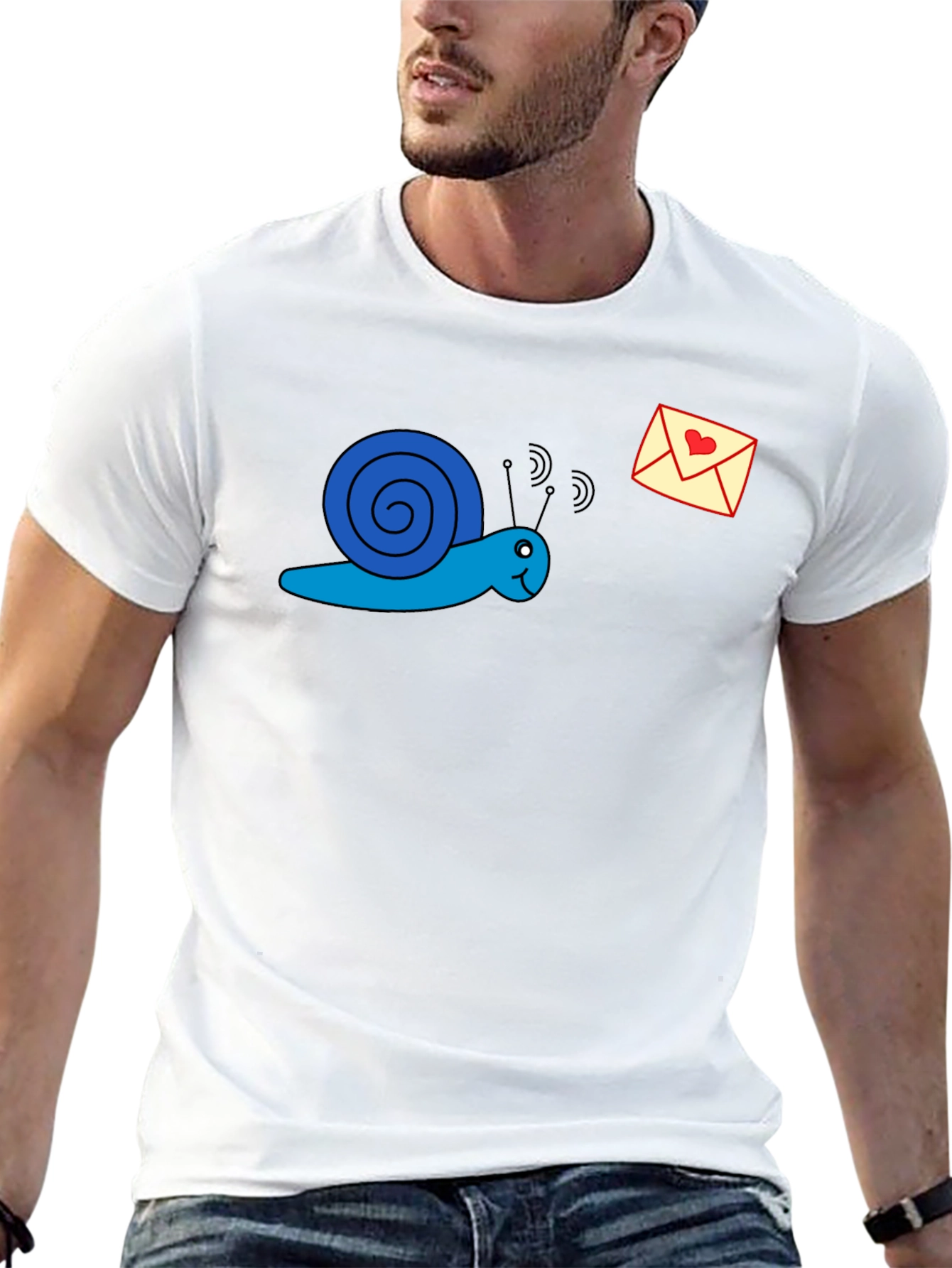 Snail Mail T-Shirt - Love Letter Delivery