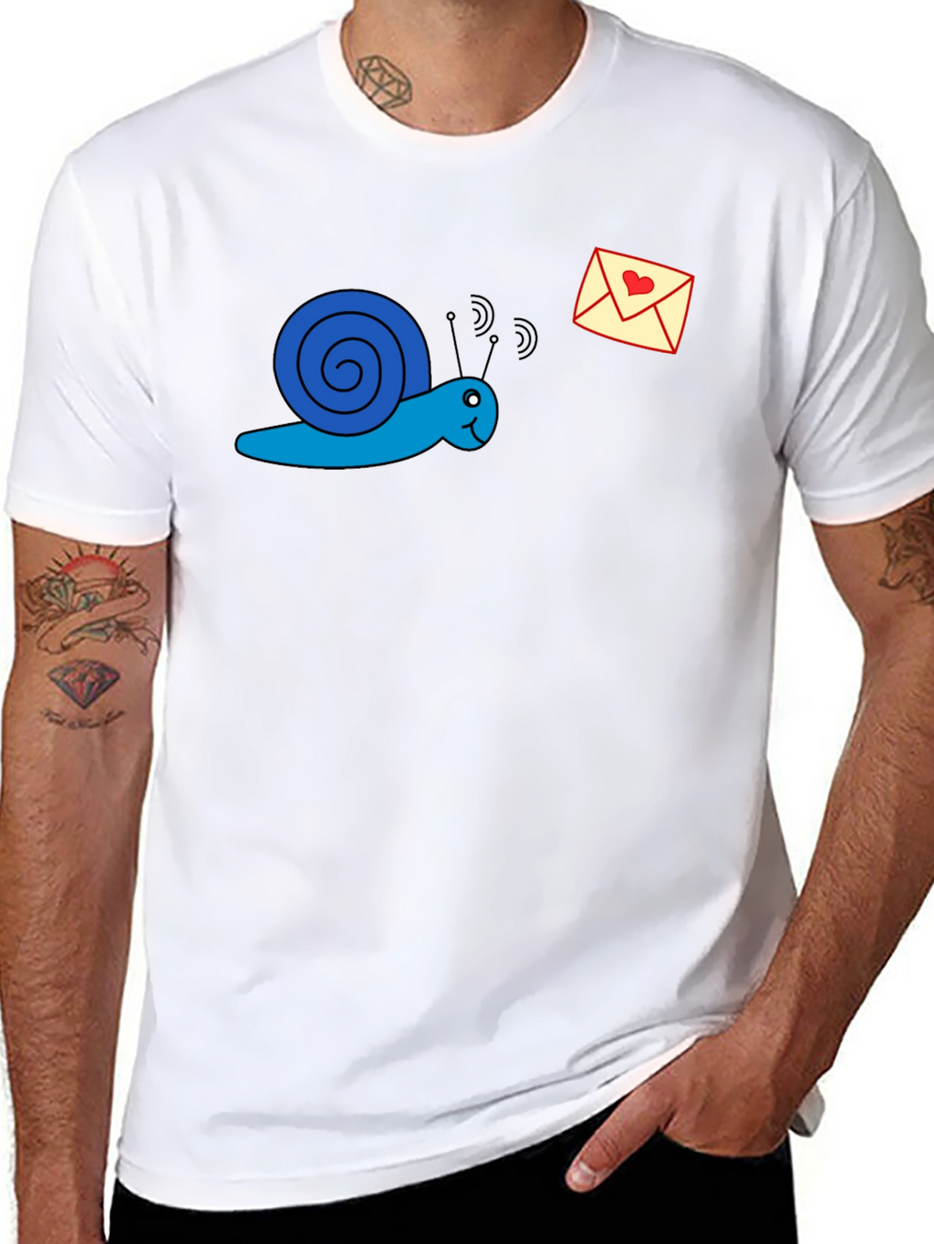 Snail Mail T-Shirt - Love Letter Delivery