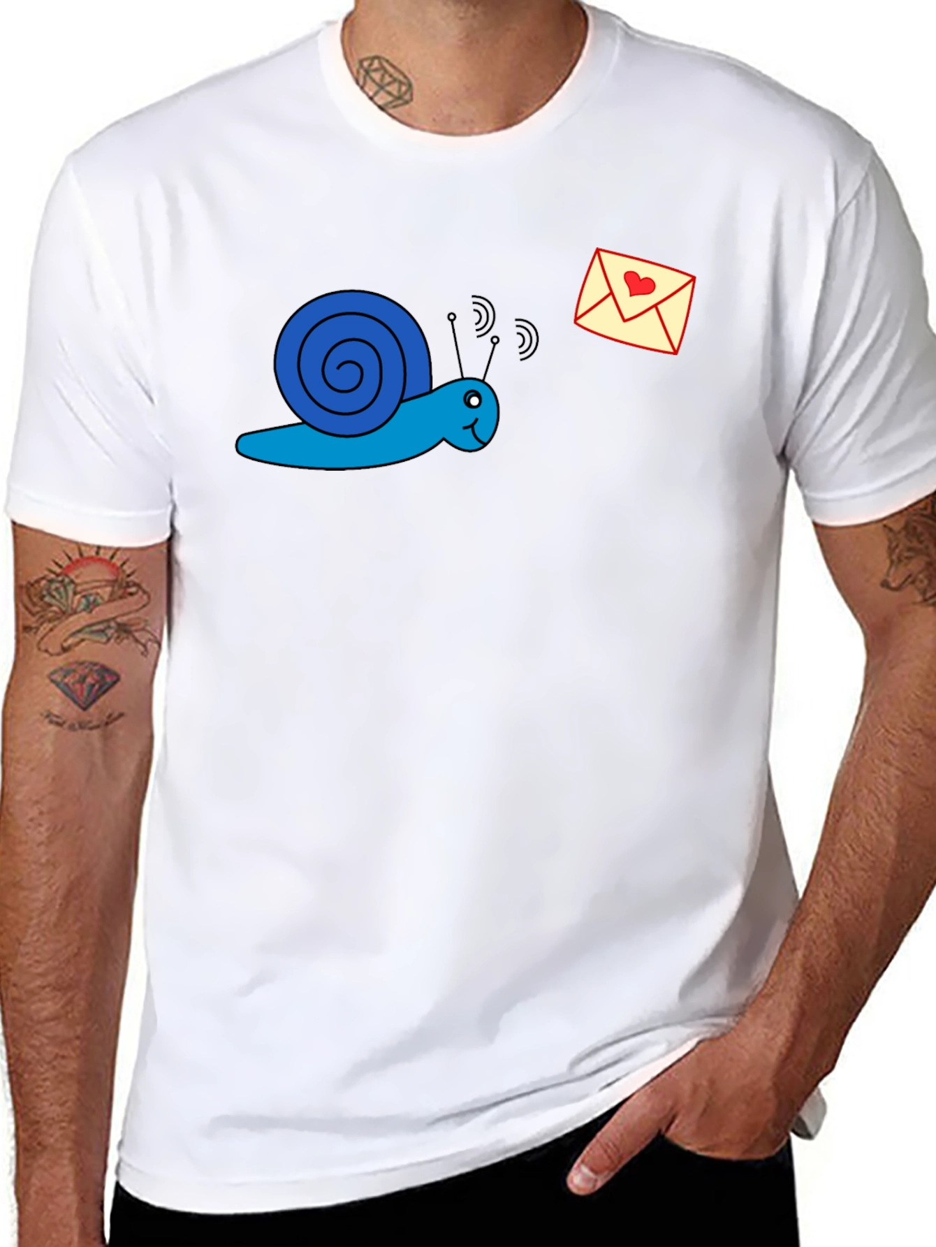 Snail Mail T-Shirt - Love Letter Delivery