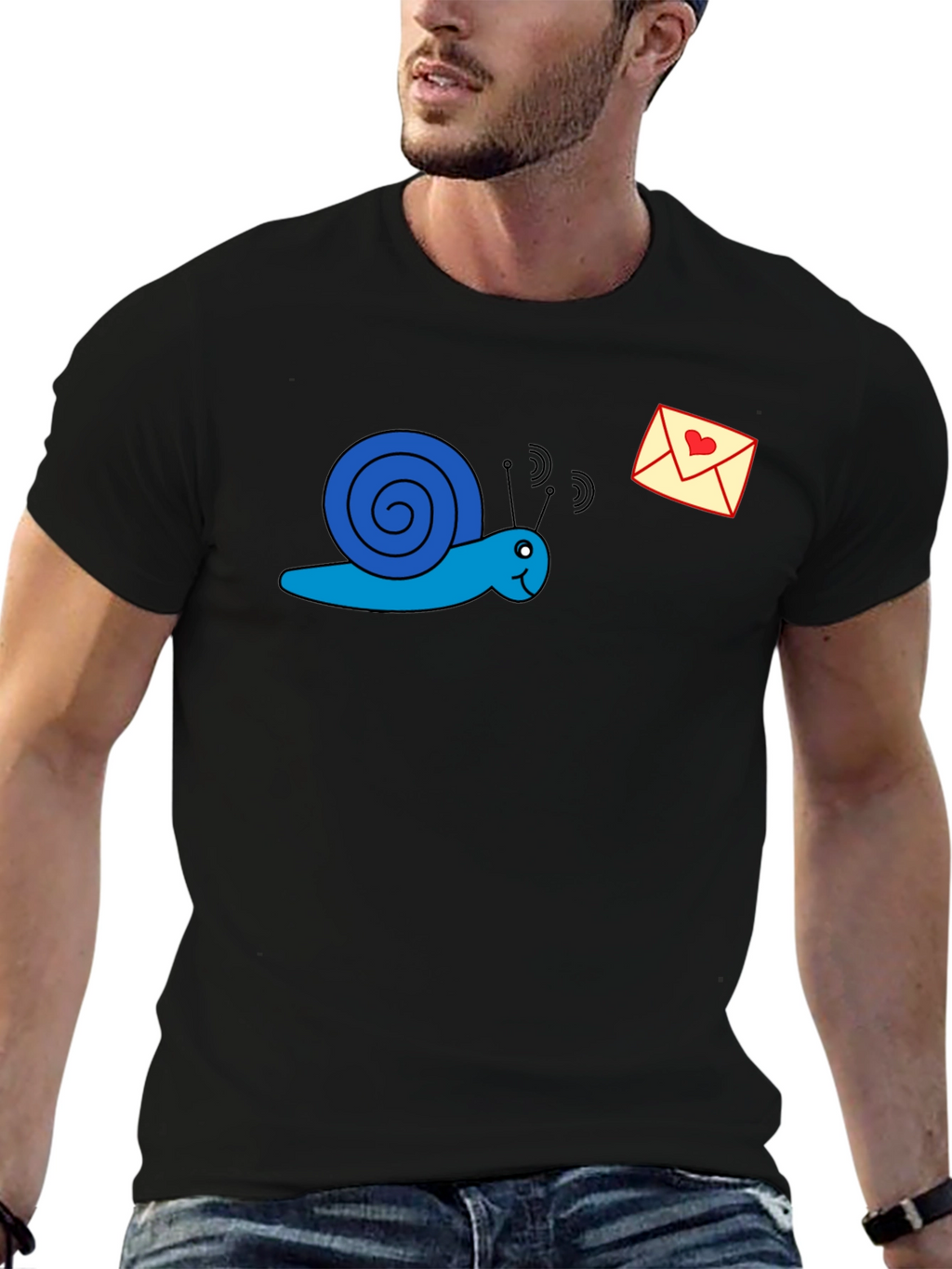 Snail Mail T-Shirt - Love Letter Delivery