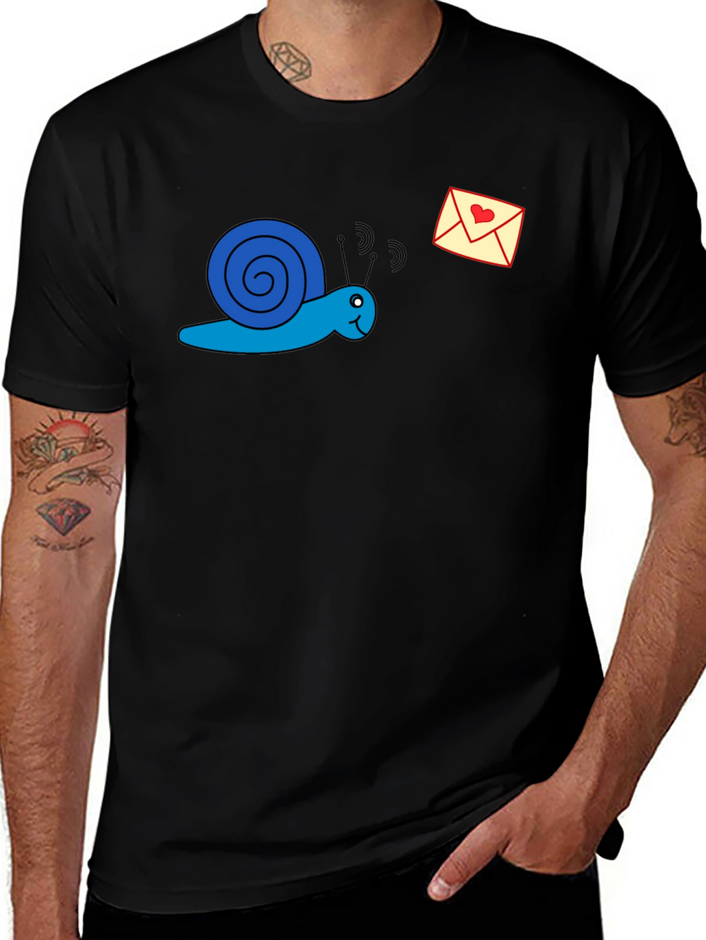Snail Mail T-Shirt - Love Letter Delivery