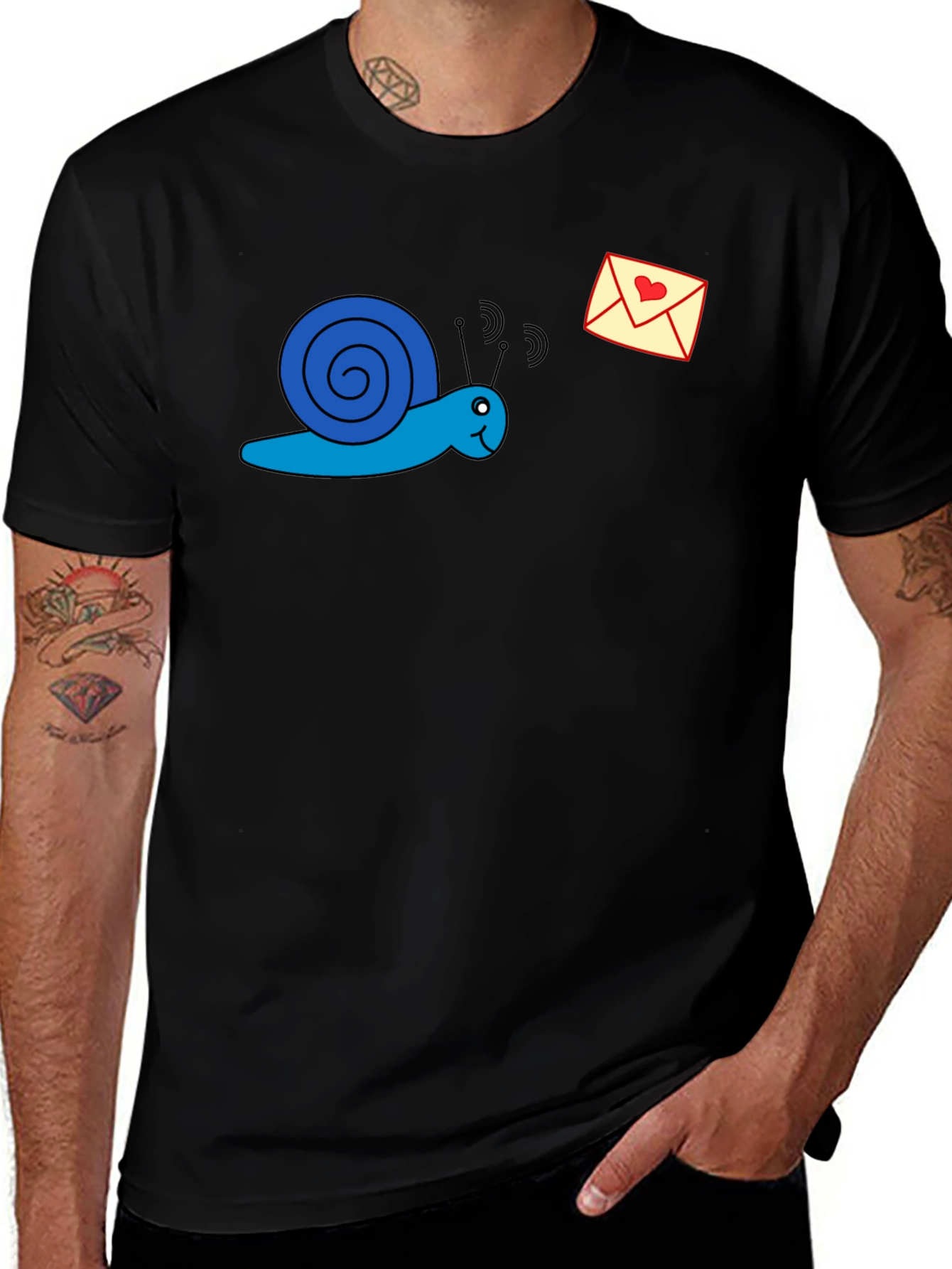 Snail Mail T-Shirt - Love Letter Delivery