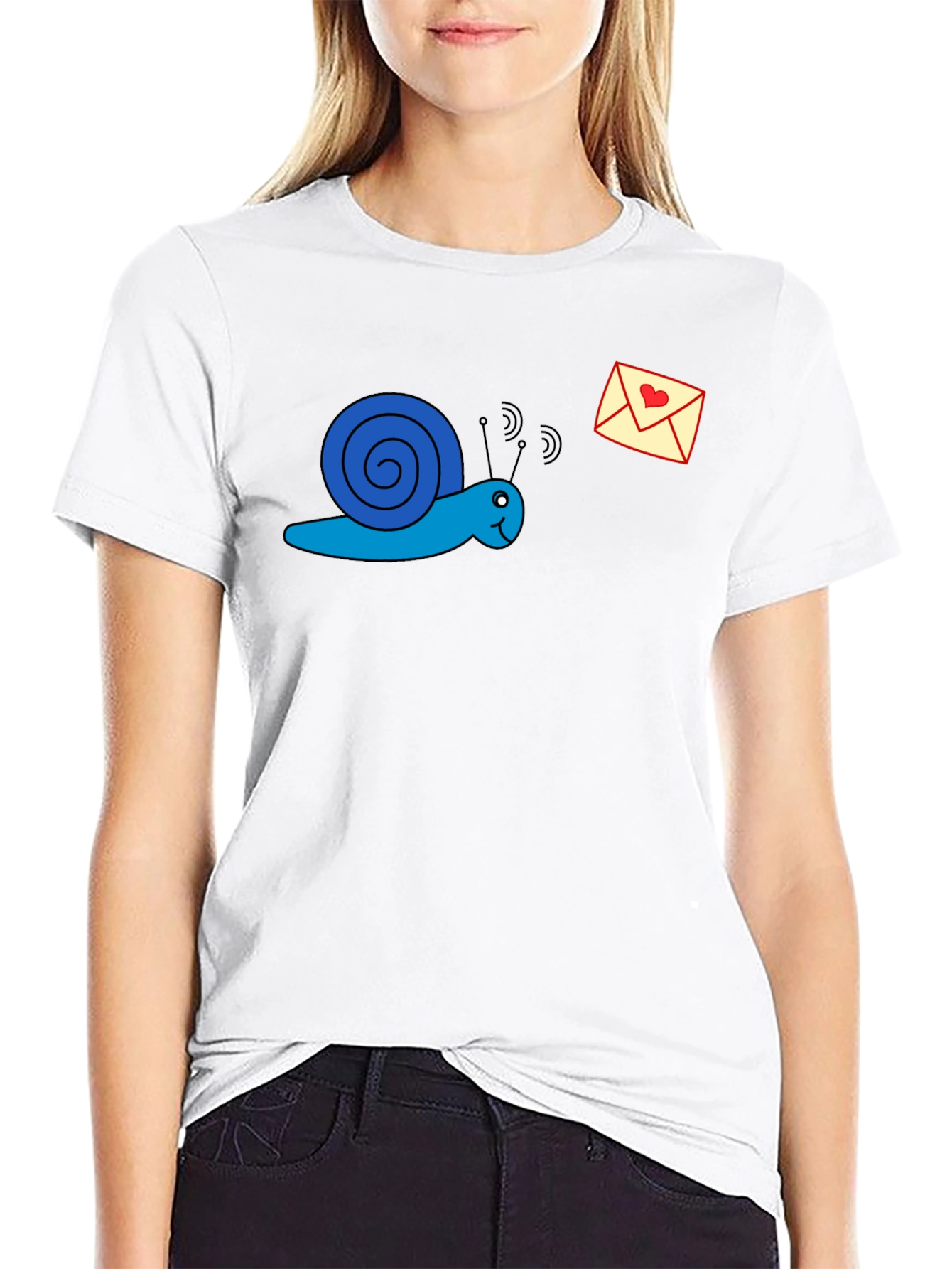 Snail Mail T-Shirt - Love Letter Delivery