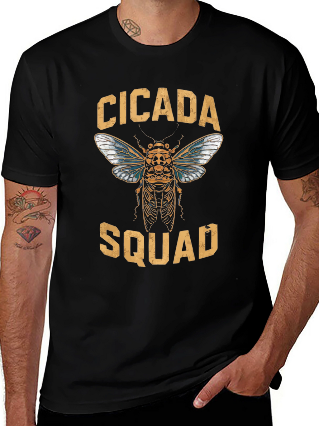Cicada Squad T-Shirt - Insect Graphic Tee