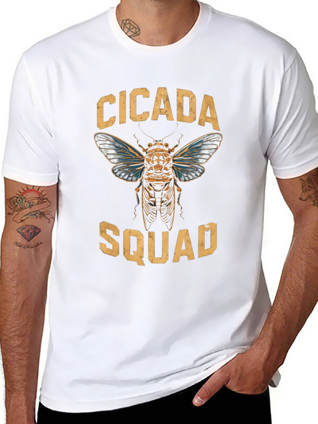 Cicada Squad T-Shirt - Insect Graphic Tee