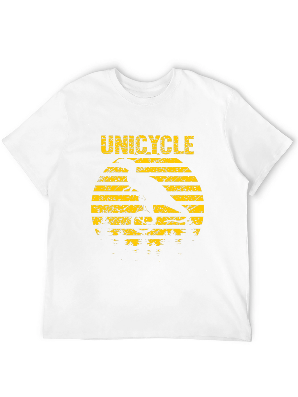 Unicycle Dinosaur T-Shirt - Funny Graphic Tee