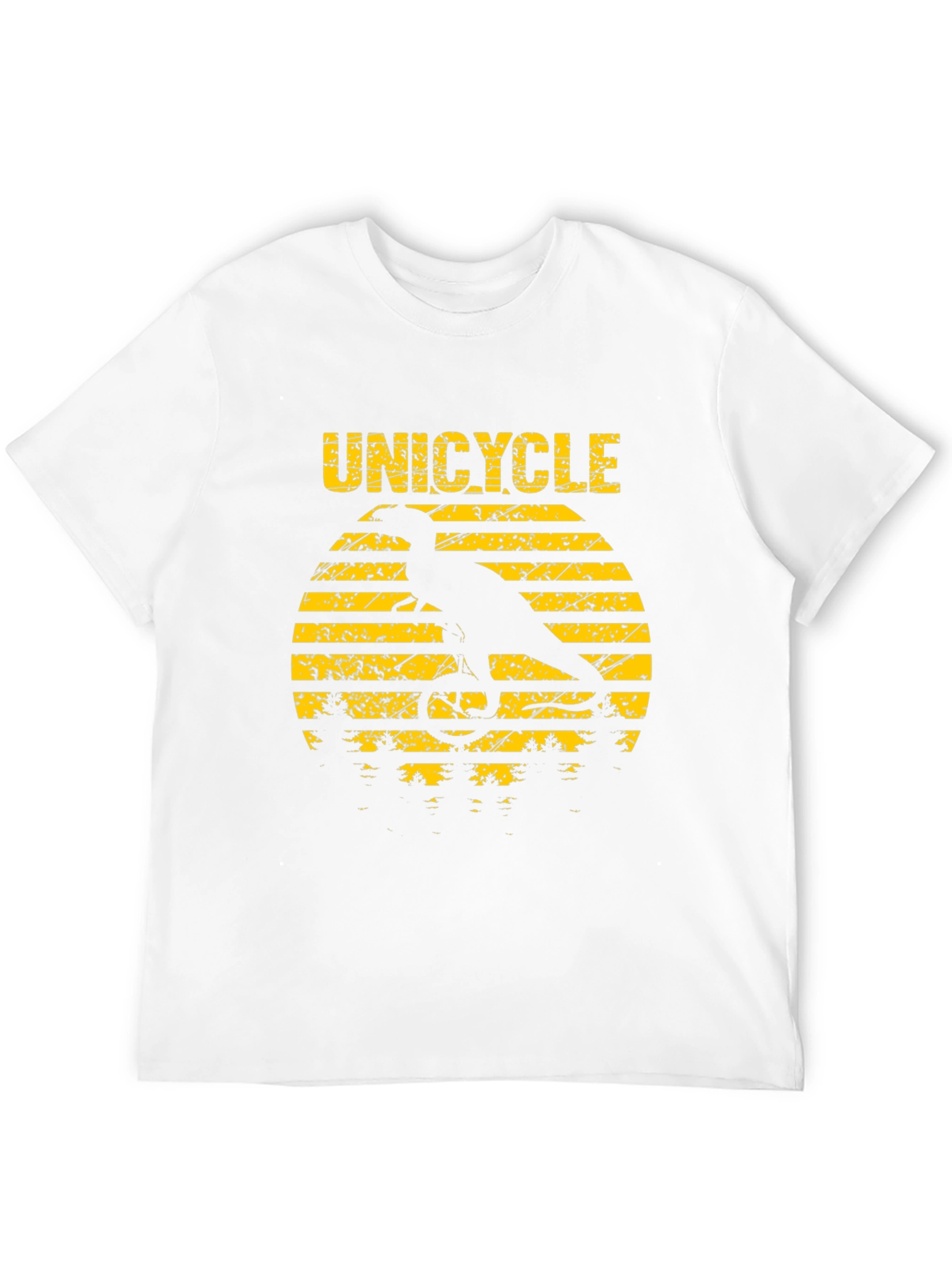 Unicycle Dinosaur T-Shirt - Funny Graphic Tee