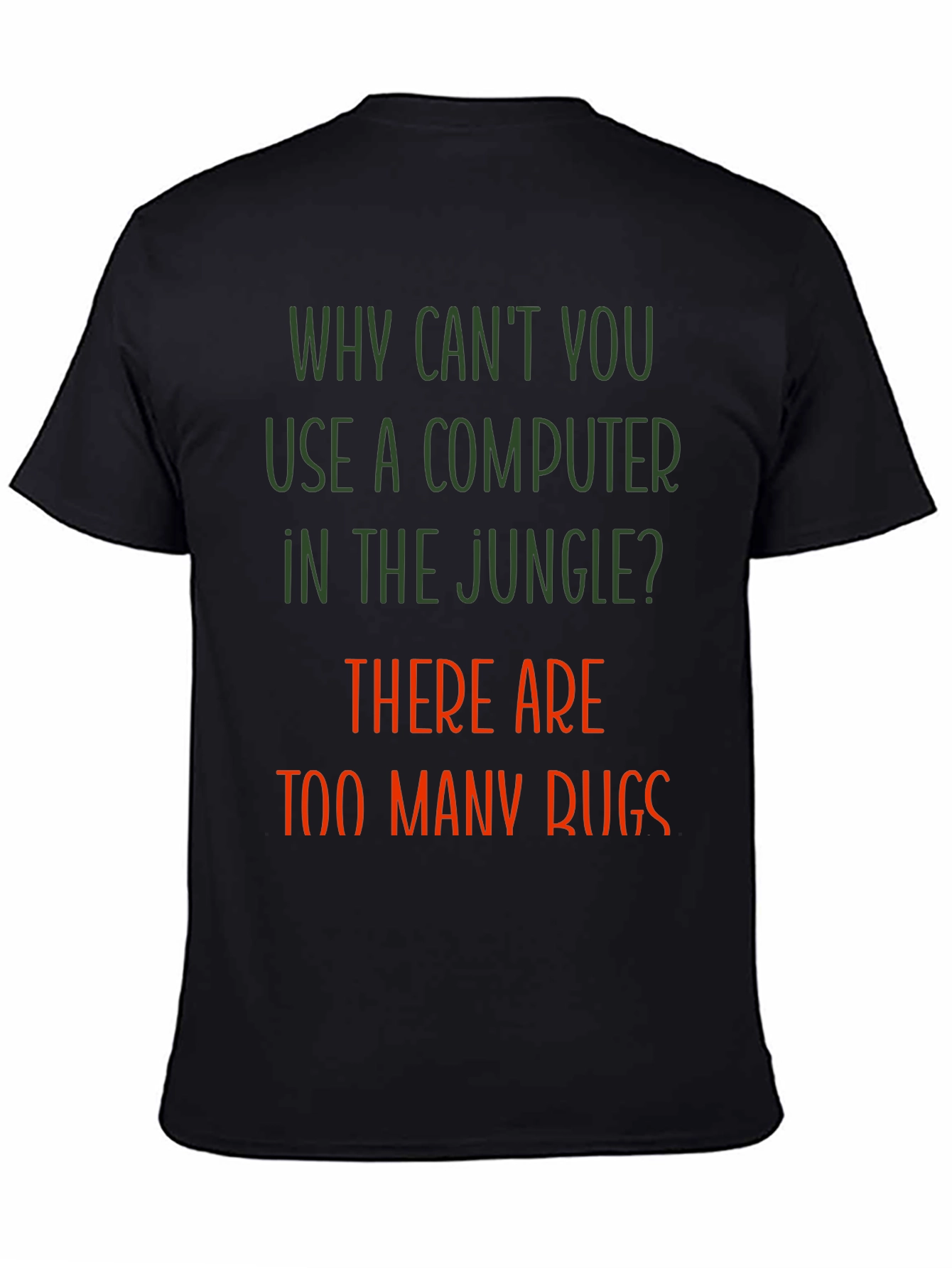 Funny Jungle Computer Bugs T-Shirt