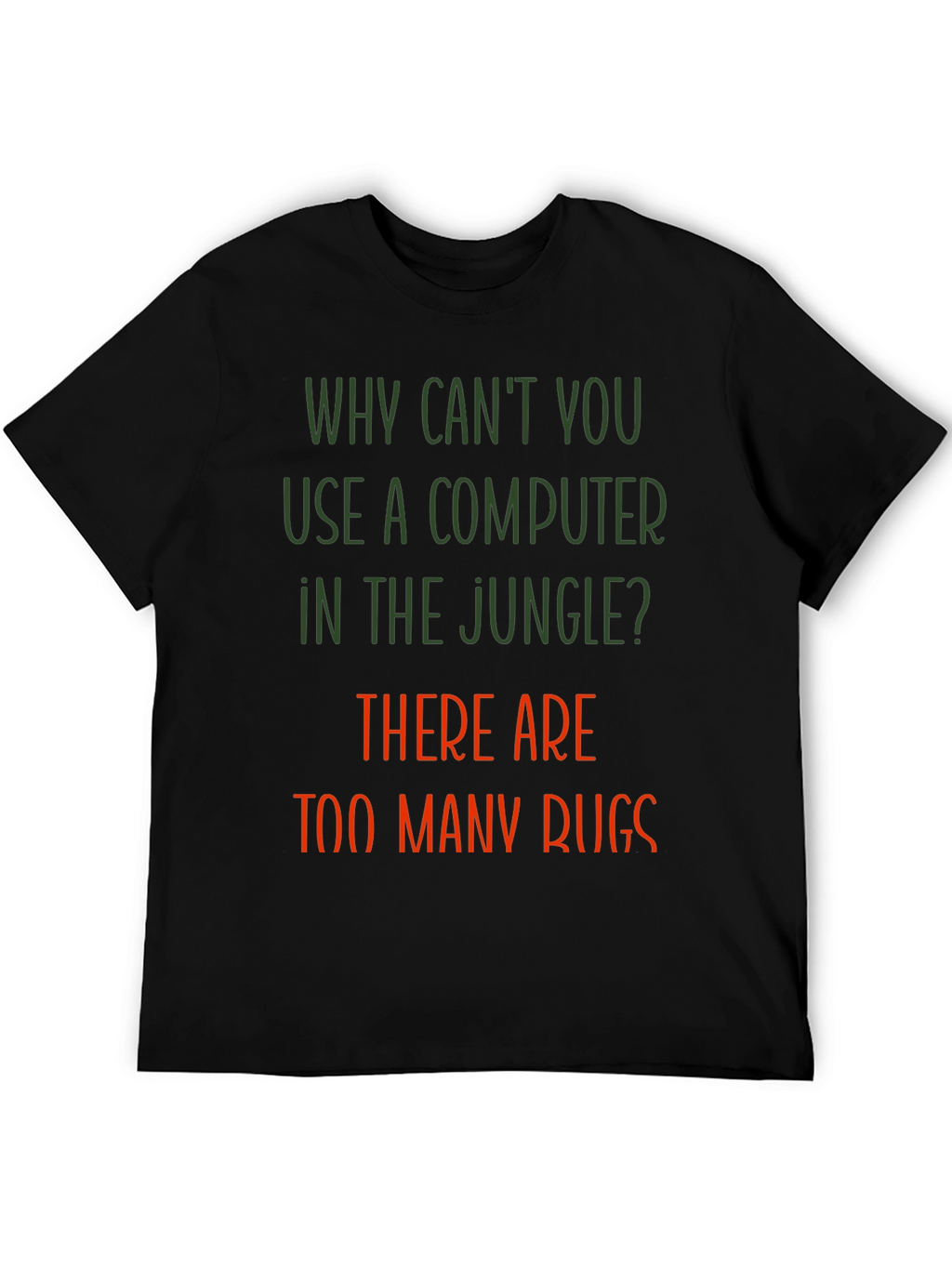 Funny Jungle Computer Bugs T-Shirt