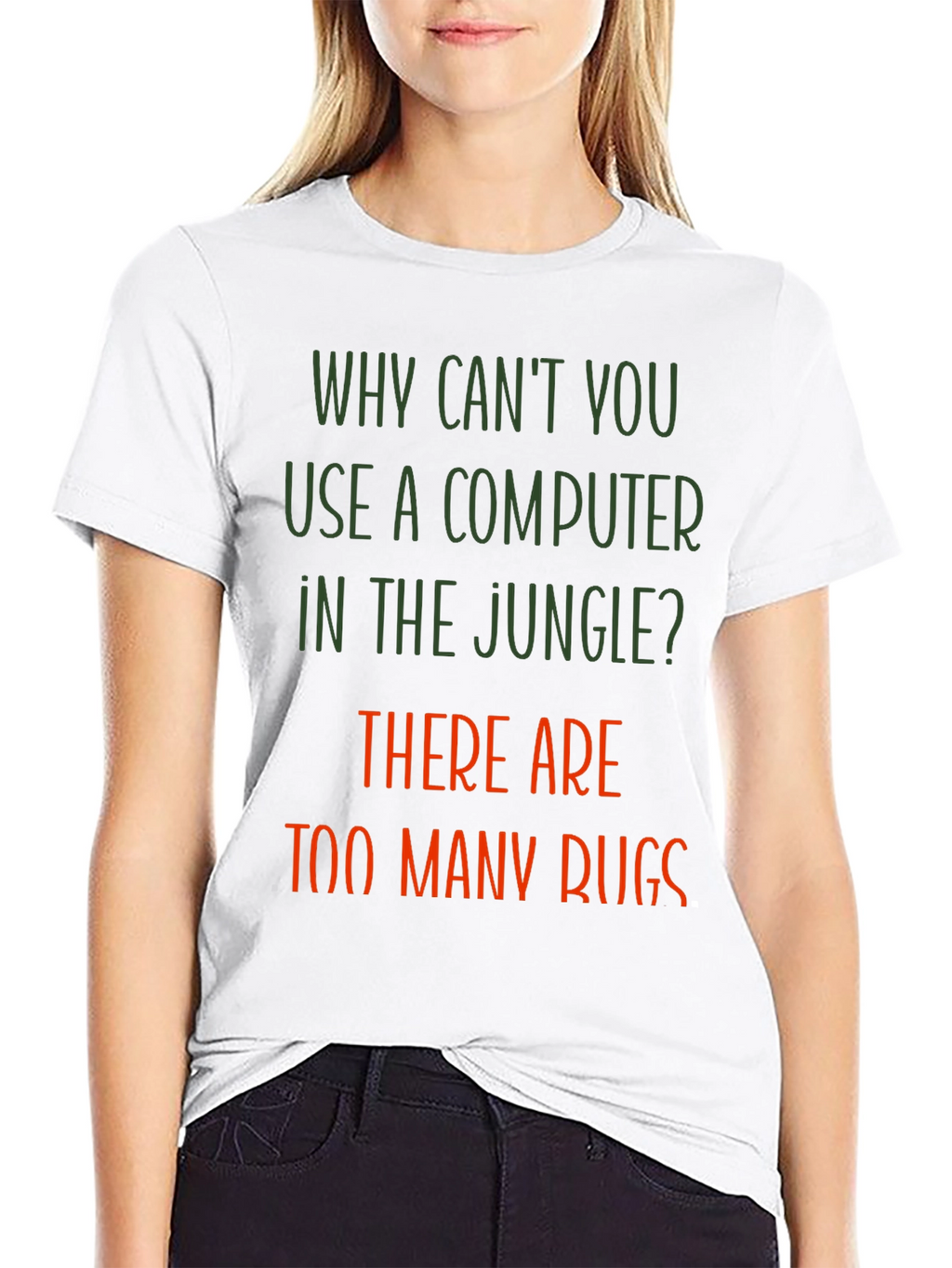 Funny Jungle Computer Bugs T-Shirt