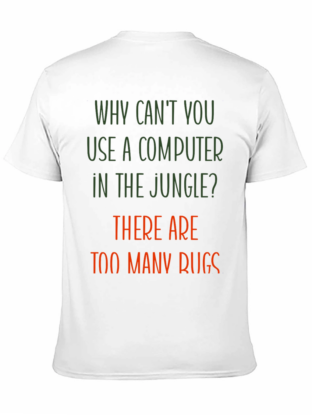 Funny Jungle Computer Bugs T-Shirt