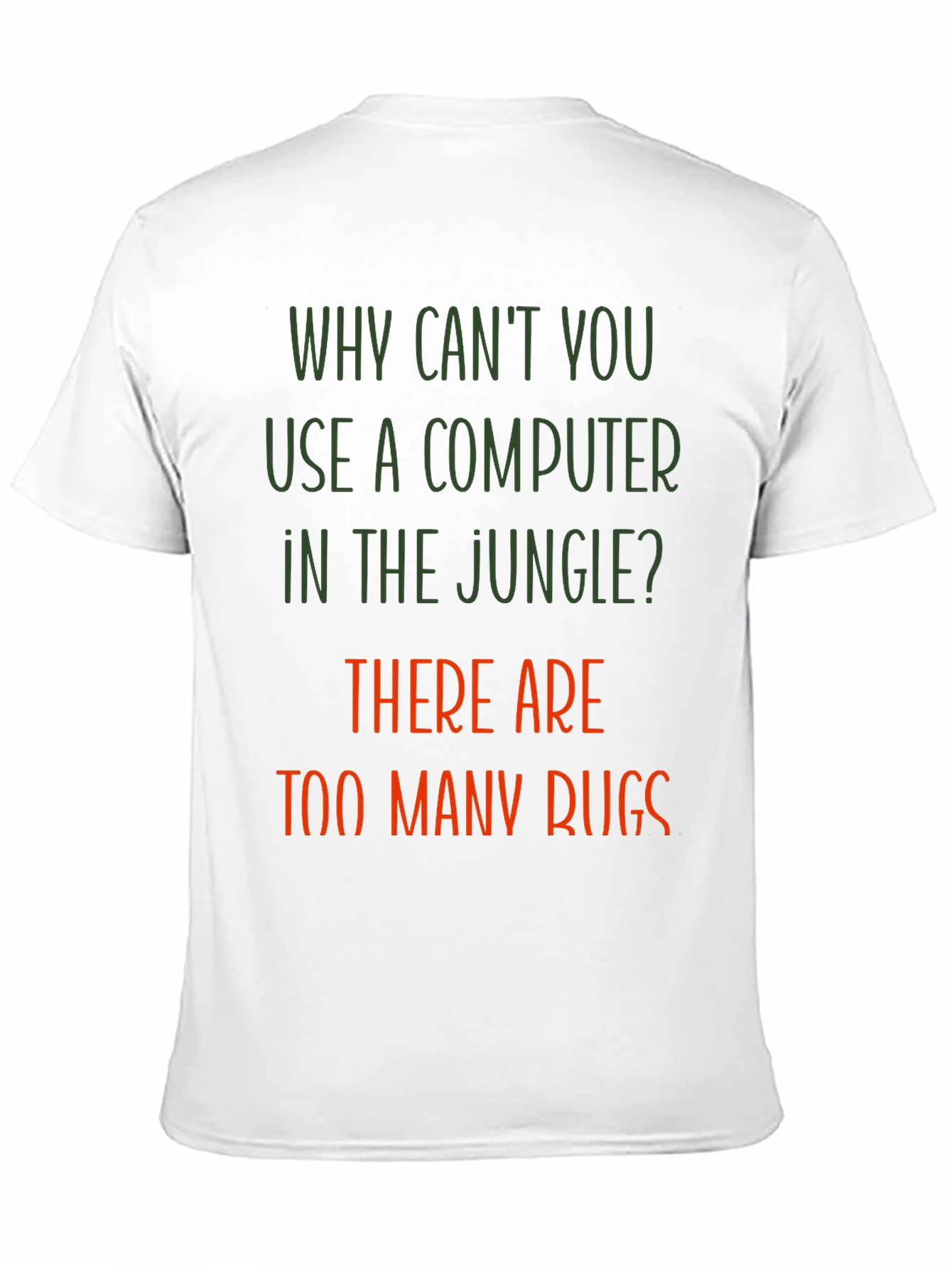 Funny Jungle Computer Bugs T-Shirt