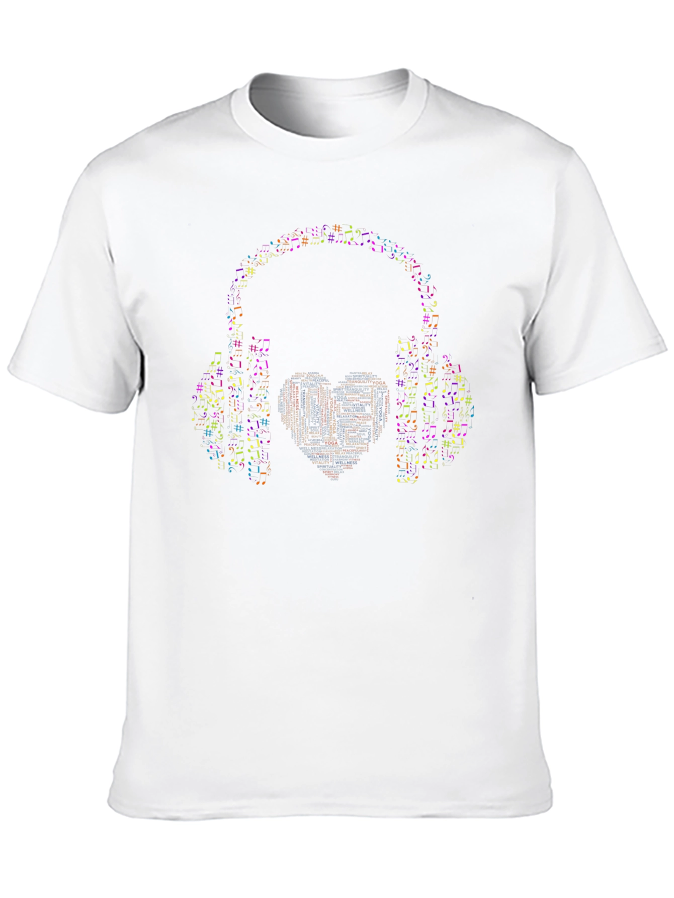 Music Lovers T-Shirt - Headphones Heart