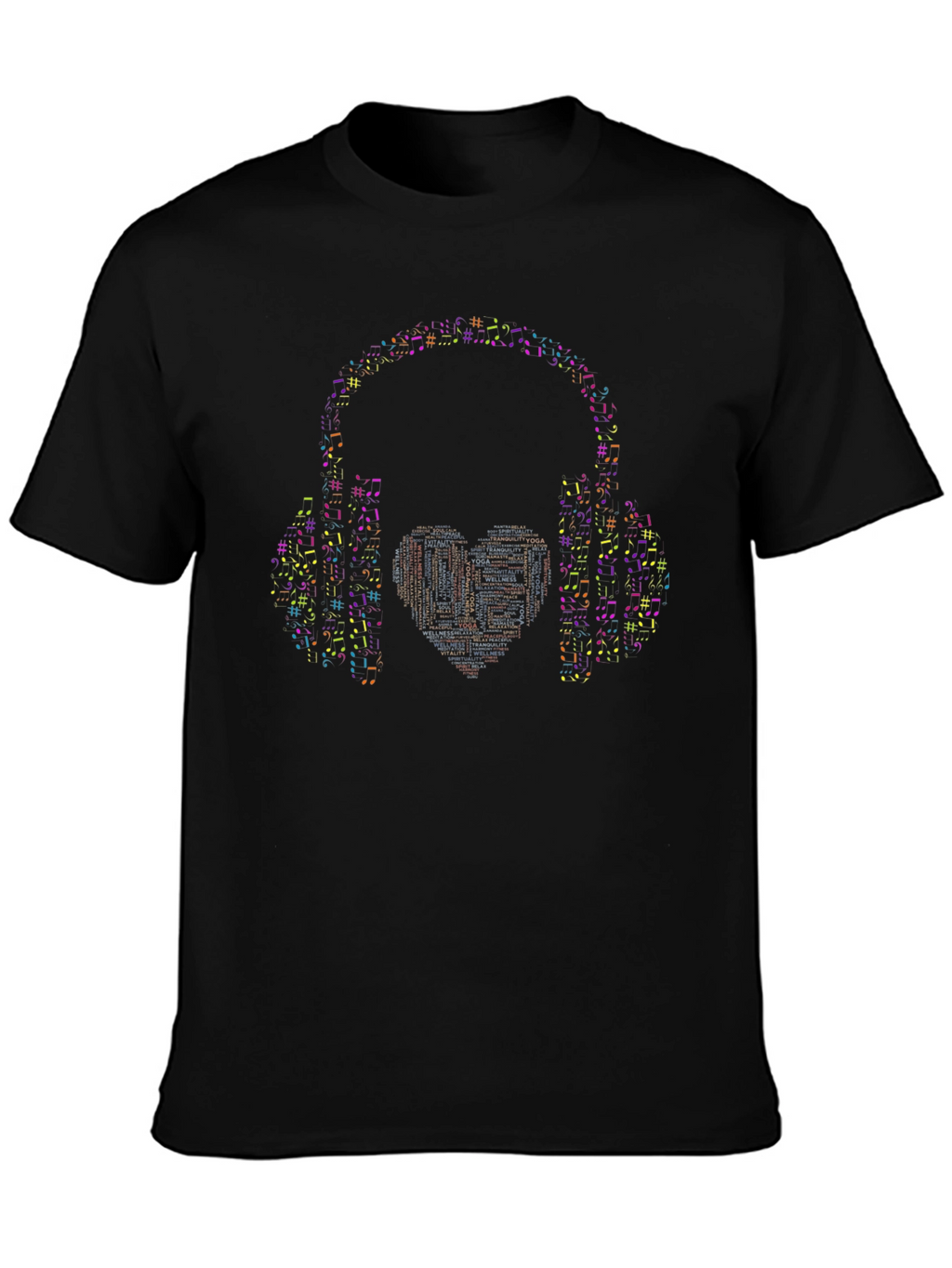 Music Lovers T-Shirt - Headphones Heart