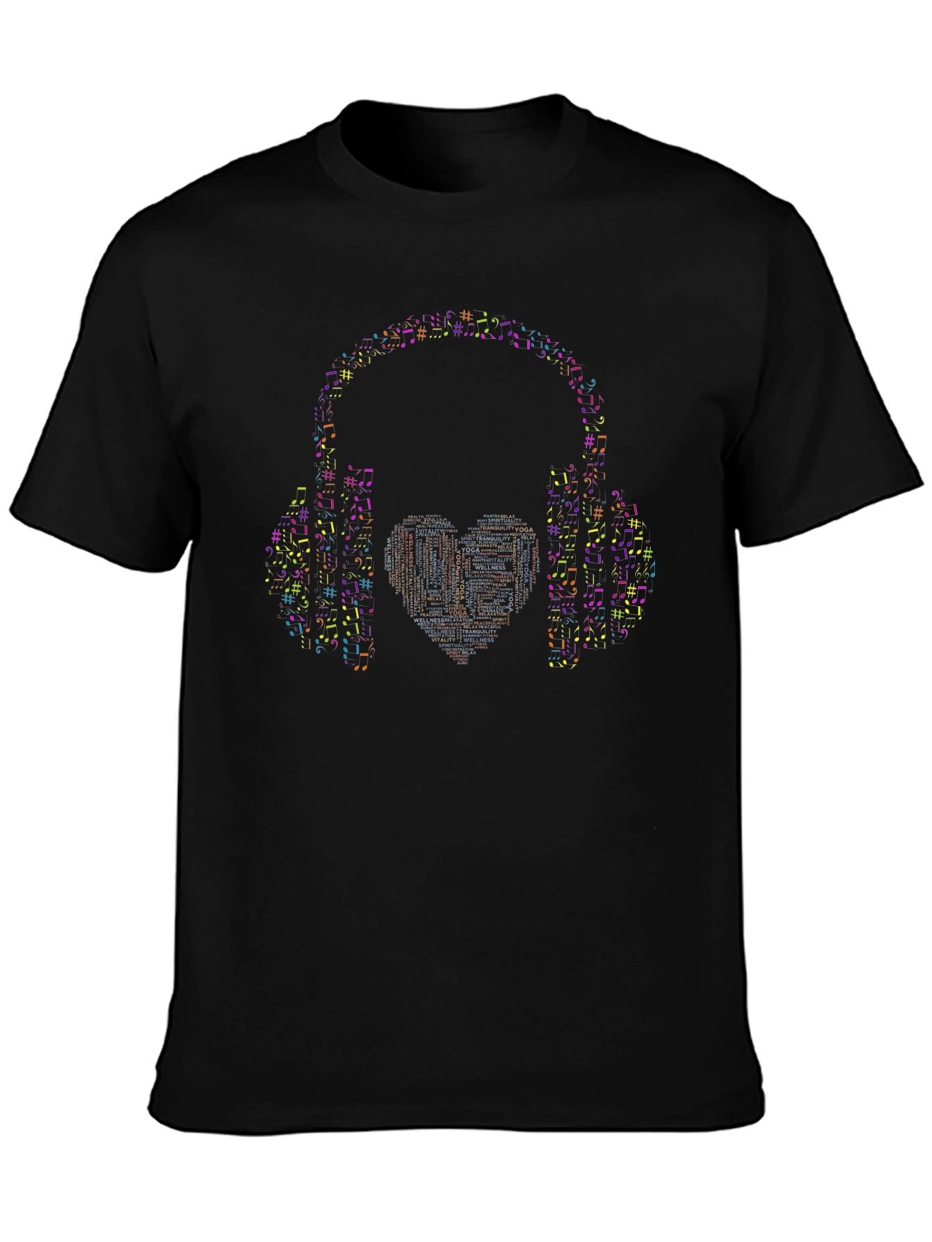 Music Lovers T-Shirt - Headphones Heart
