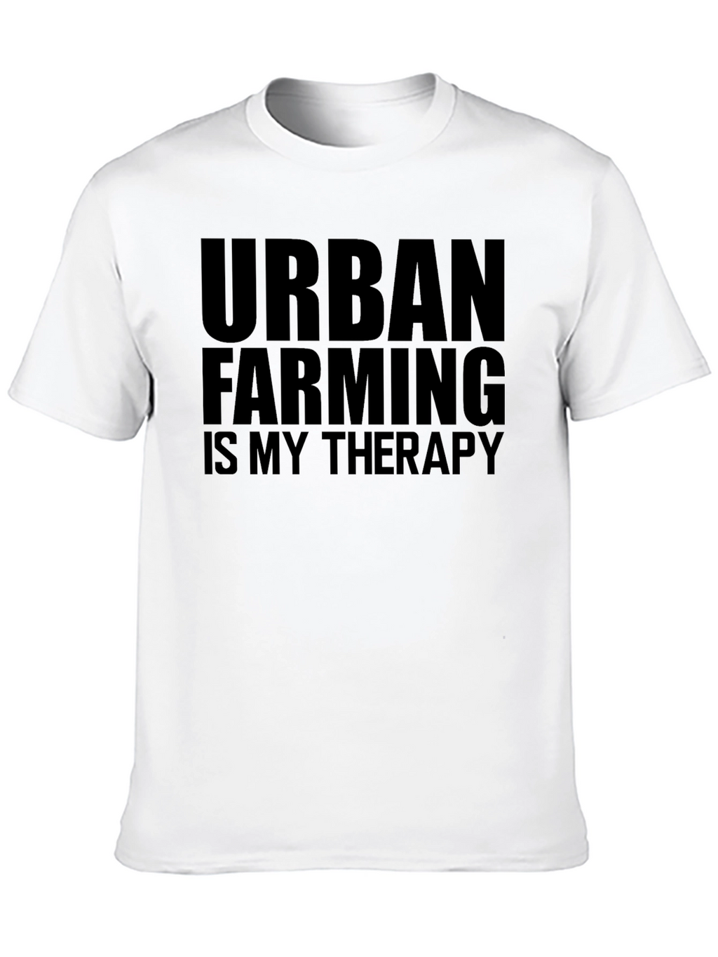 Urban Farming Therapy Black Tee