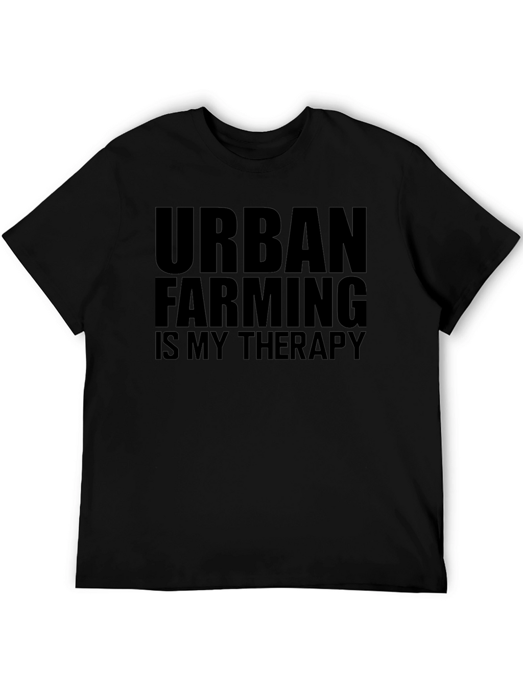 Urban Farming Therapy Black Tee