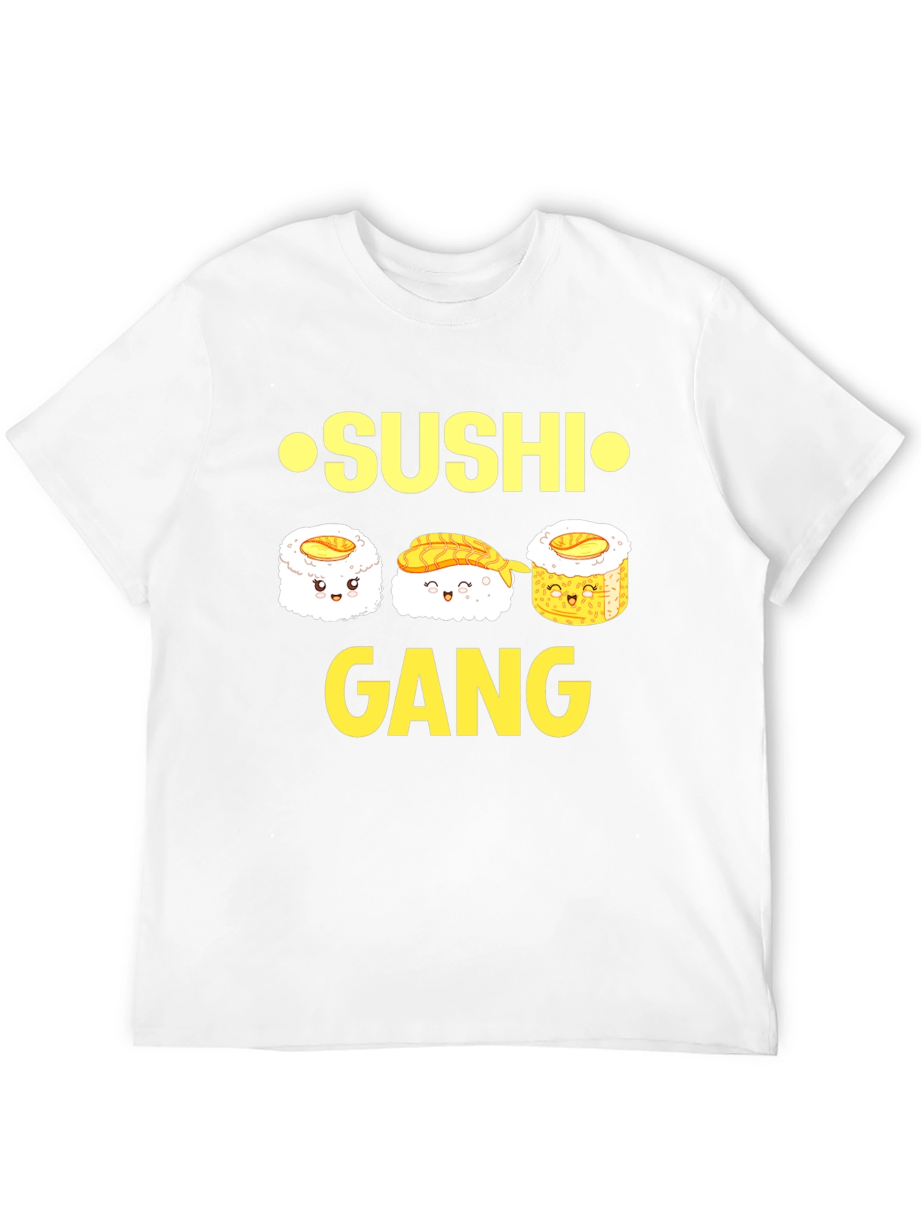 Sushi Gang Graphic Tee - Black Cotton T-Shirt