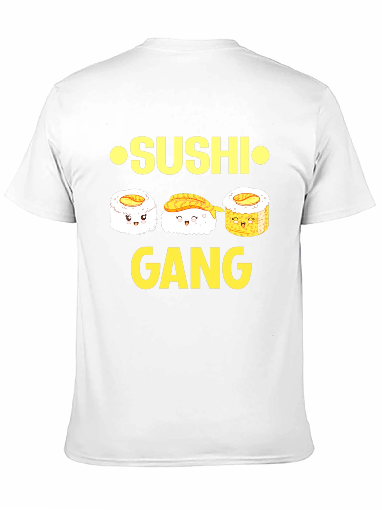 Sushi Gang Graphic Tee - Black Cotton T-Shirt