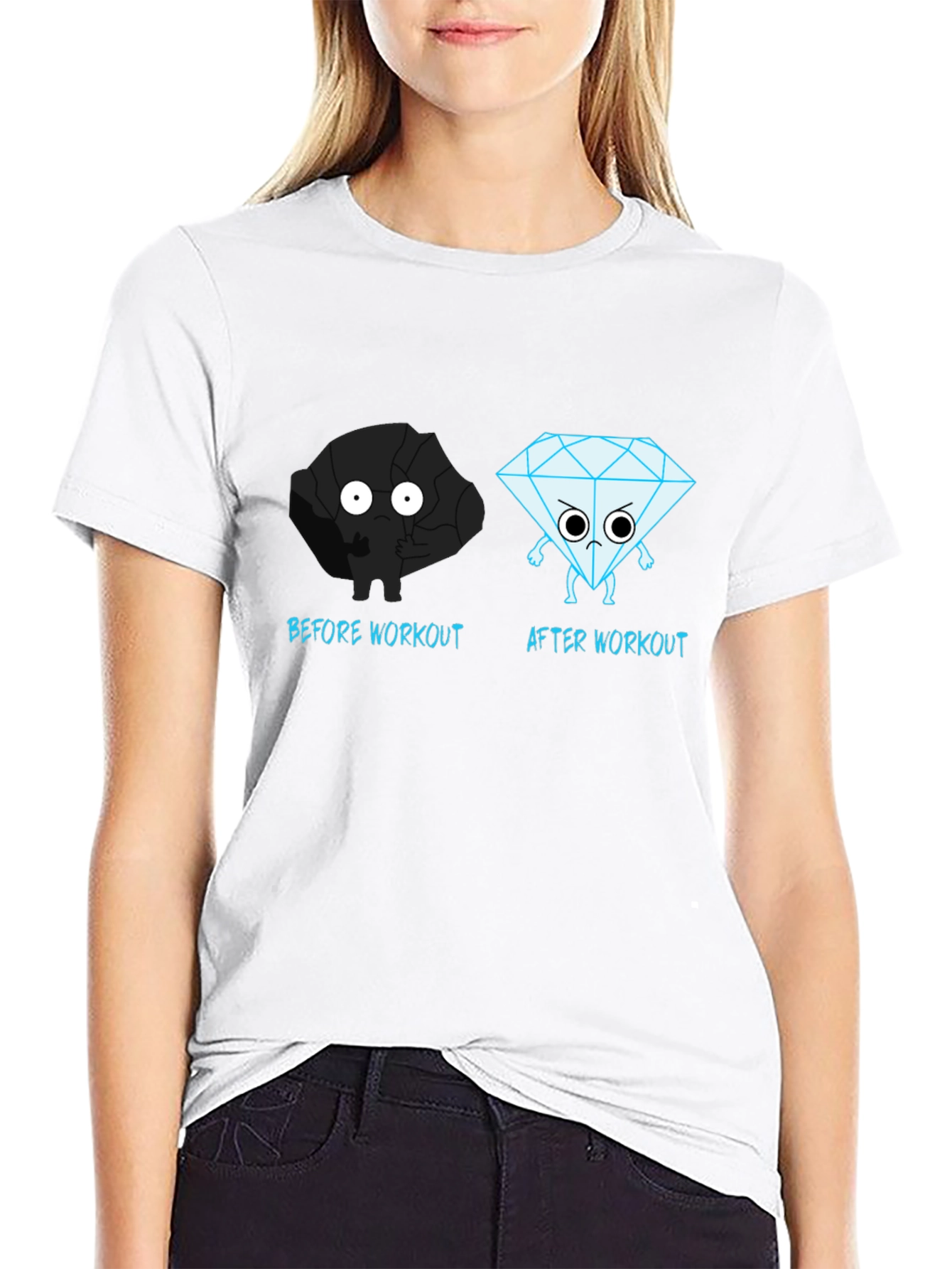 Workout Transformation Tee: Coal to Diamond