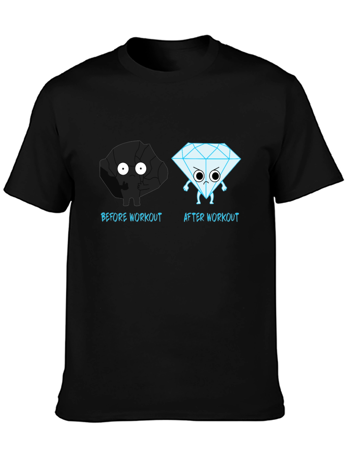 Workout Transformation Tee: Coal to Diamond