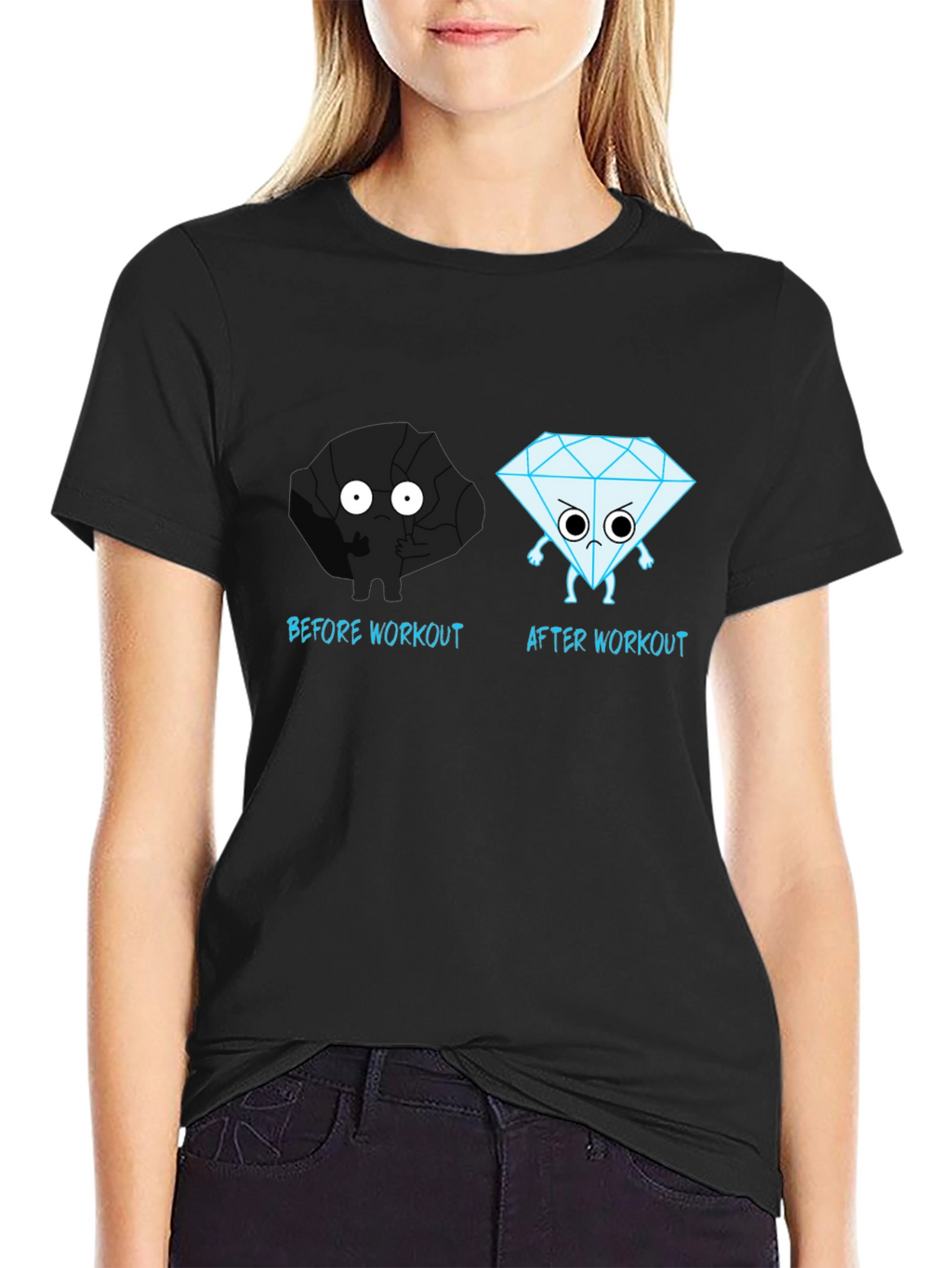 Workout Transformation Tee: Coal to Diamond