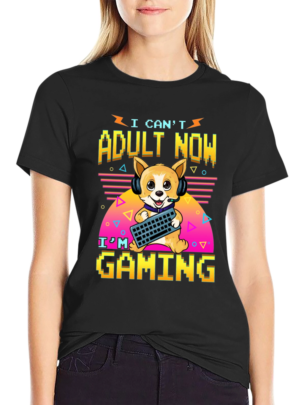 I Cant Adult Now Gaming T-Shirt