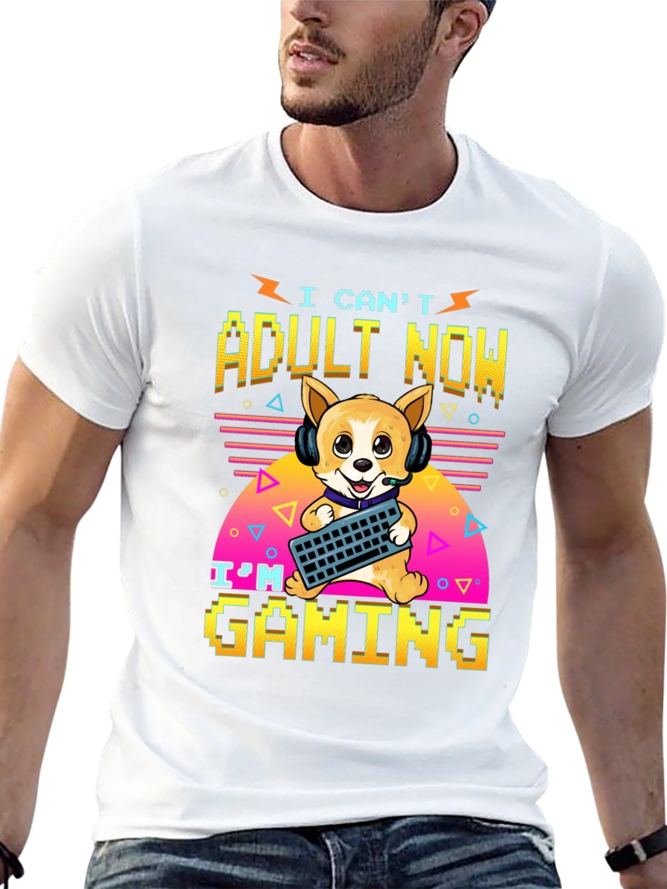 I Cant Adult Now Gaming T-Shirt