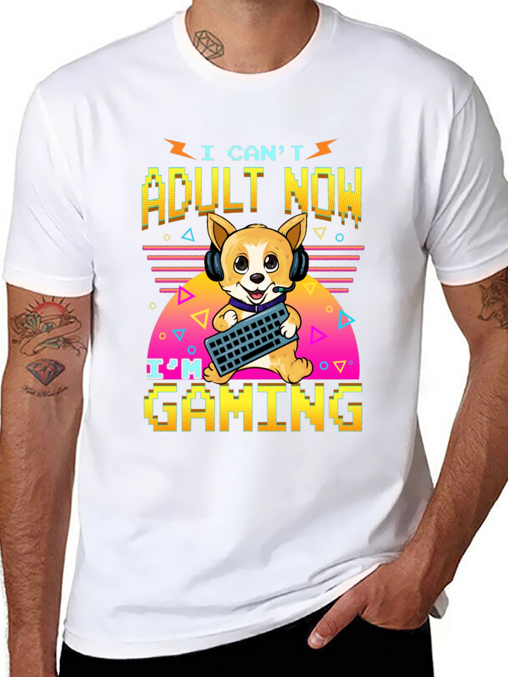 I Cant Adult Now Gaming T-Shirt